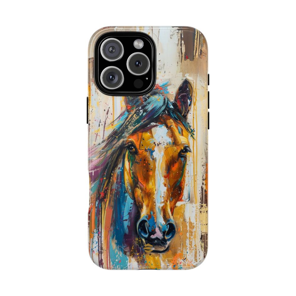 Horse Art iPhone Case - Brown - Though Phone Case