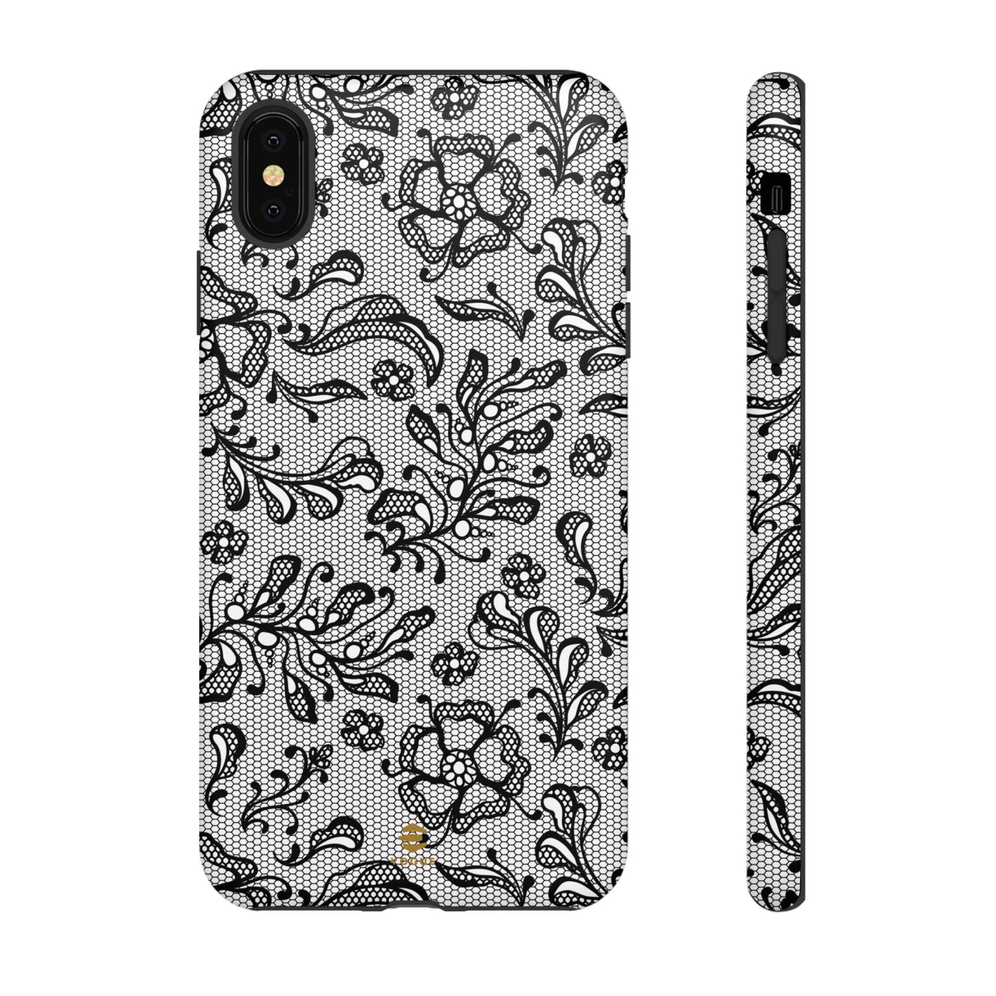 Funda para iPhone con encaje negro