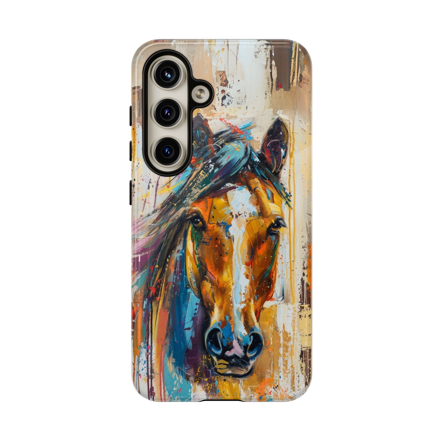 Horse Art Phone Case - Samsung Galaxy - Tough Case - Brown