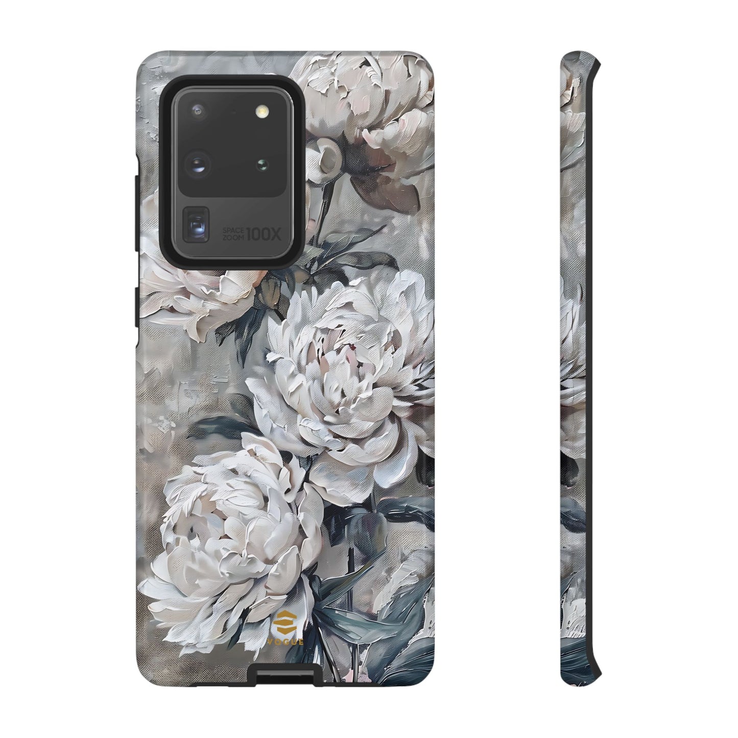 Funda para Samsung con pintura de peonías
