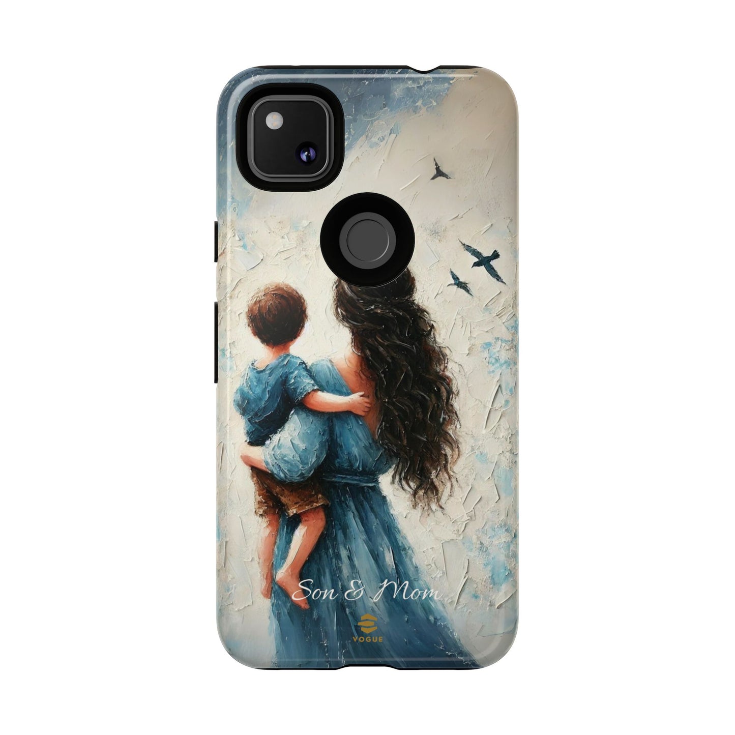 Custom Son & Mom Google Pixel Tough Phone Case