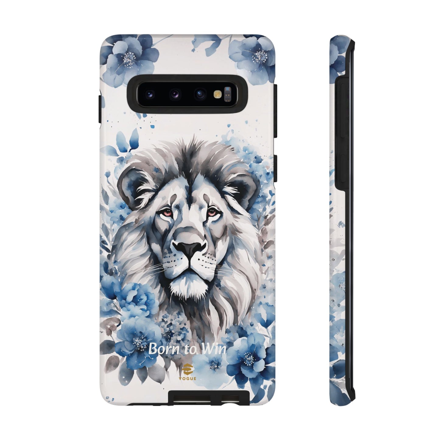 Lion Born to Win Samsung Galaxy Tough Phone Case