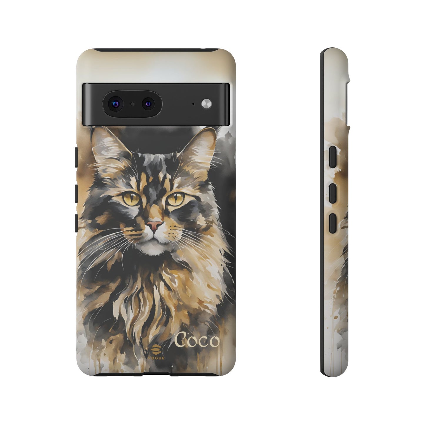 Custom Meow Cat Google Pixel Tough Phone Case