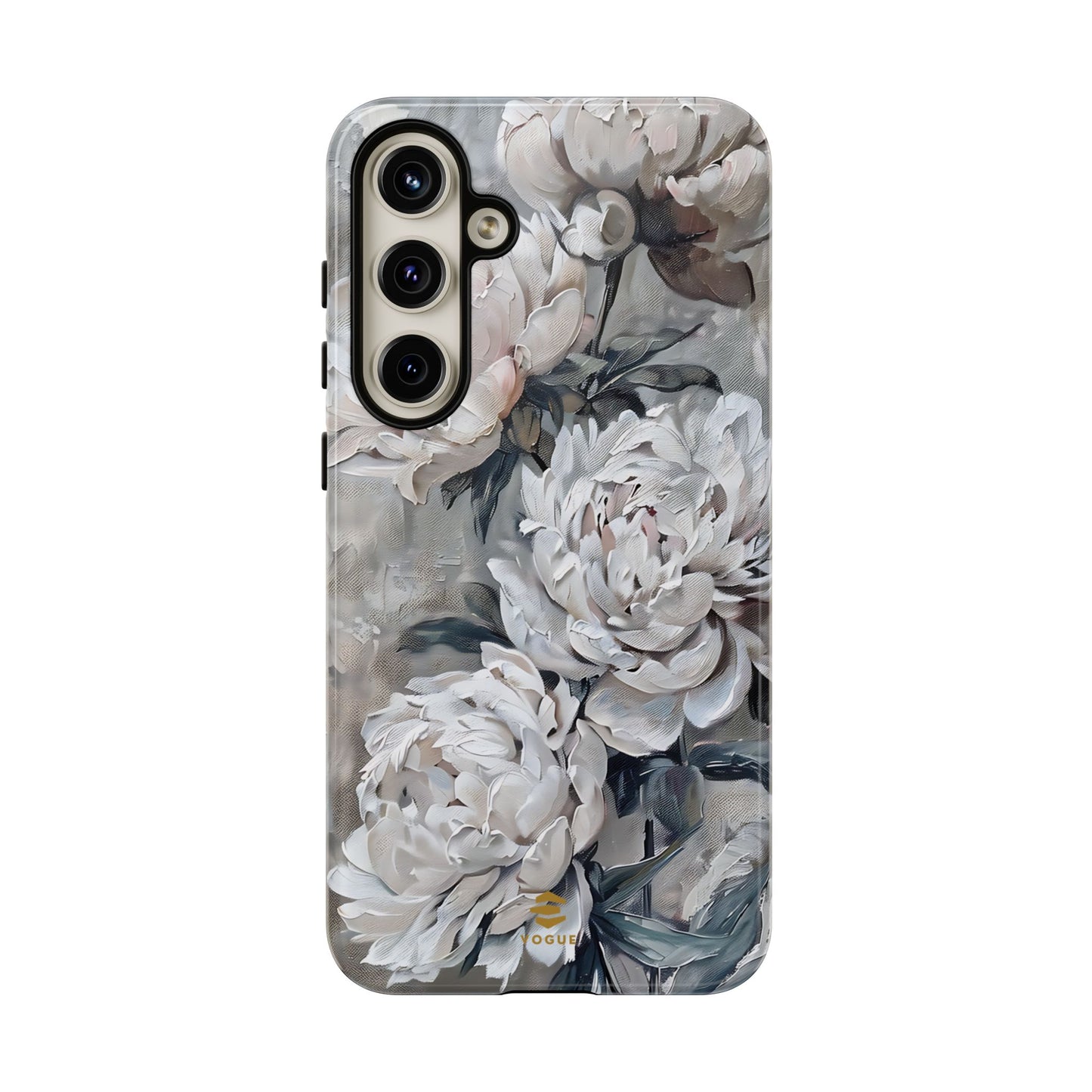 Funda para Samsung con pintura de peonías