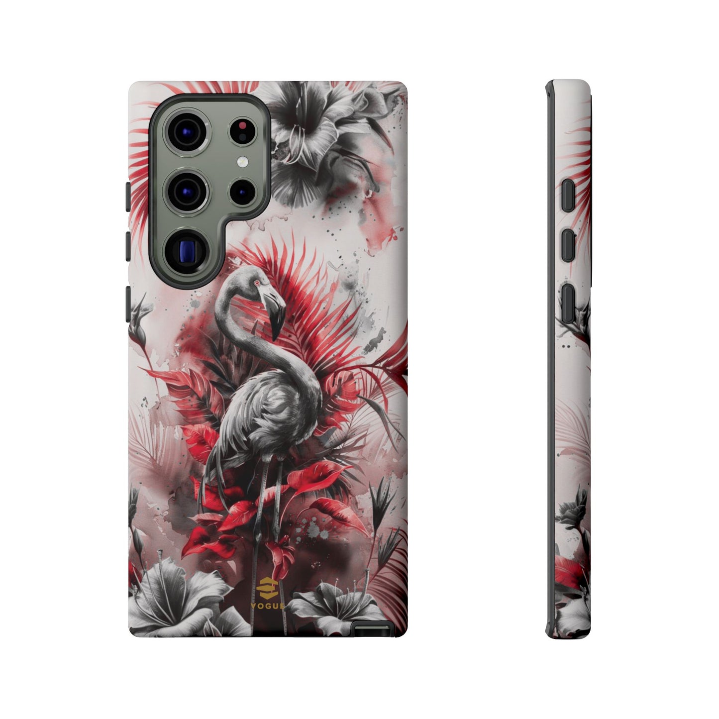 Flamingo Tropical Design Tough Phone Case Samsung