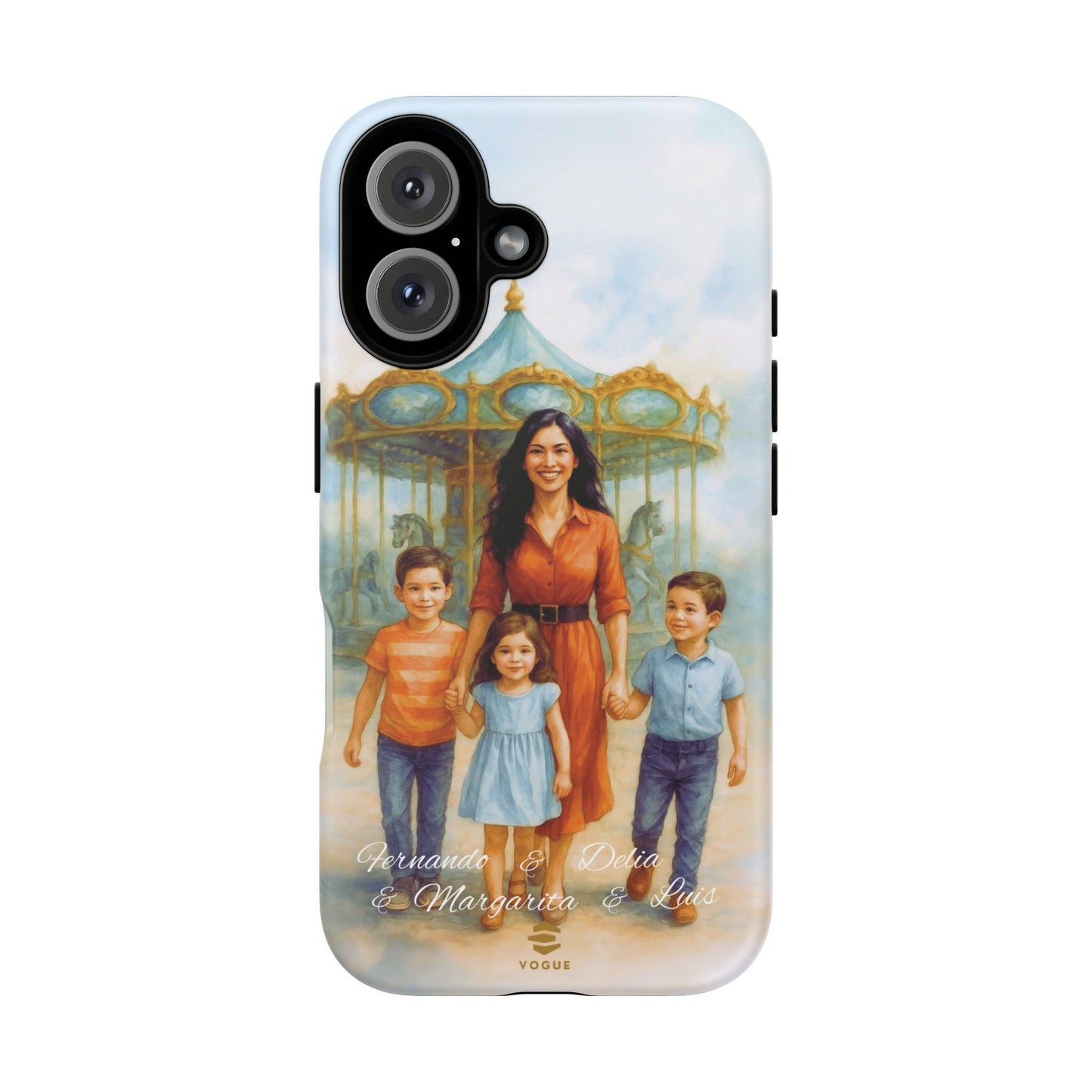 Custom Fun Family Day Phone Case for iPhone