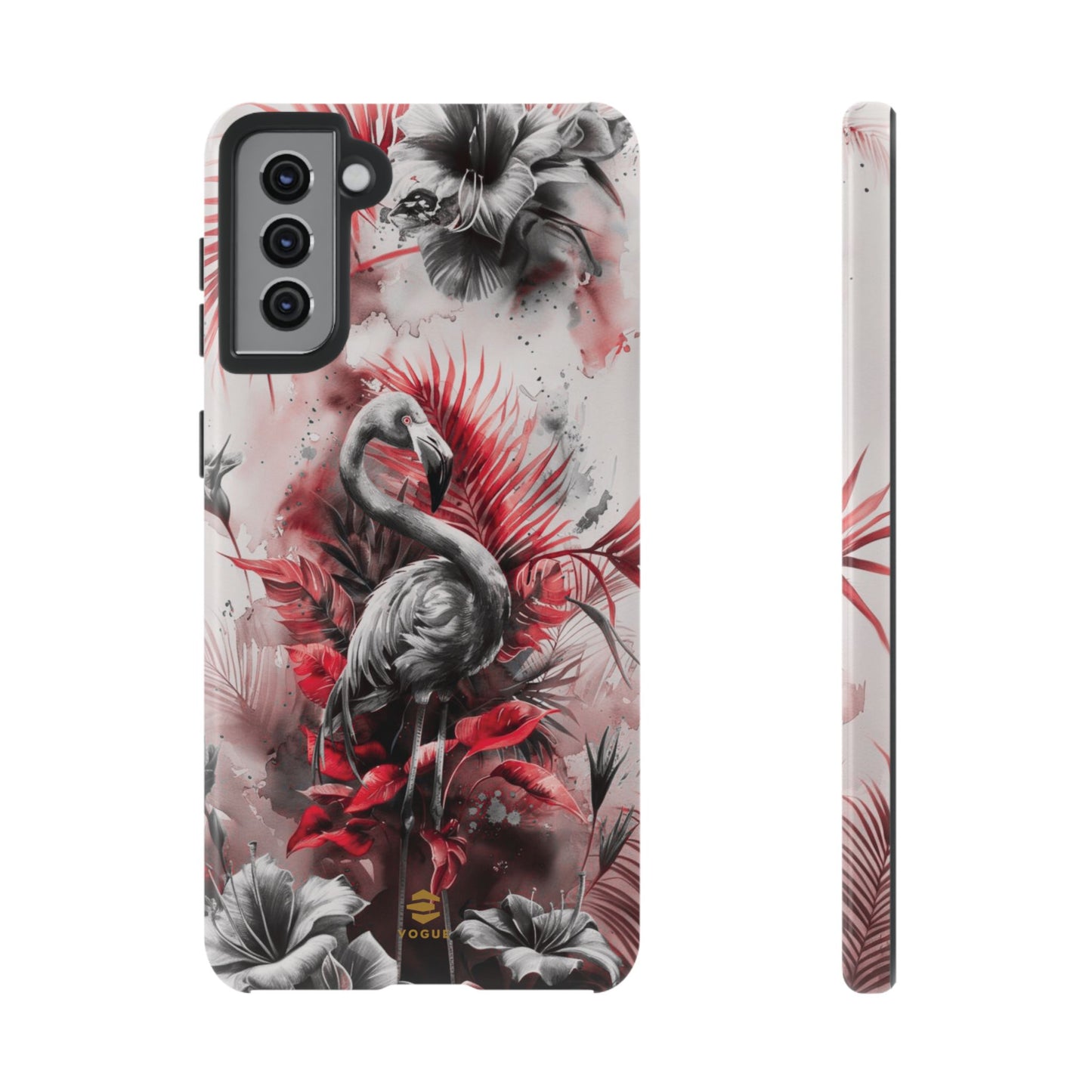 Flamingo Tropical Design Tough Phone Case Samsung