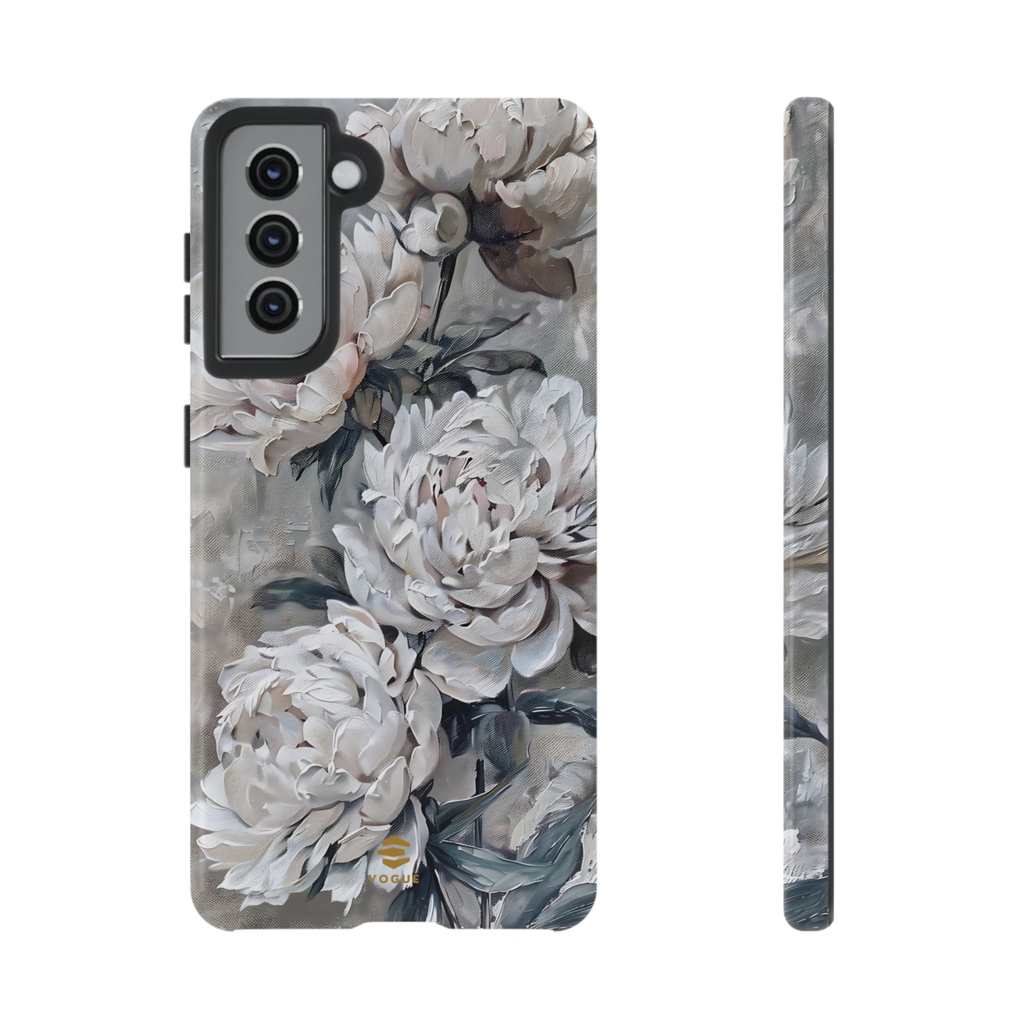 Funda para Samsung con pintura de peonías