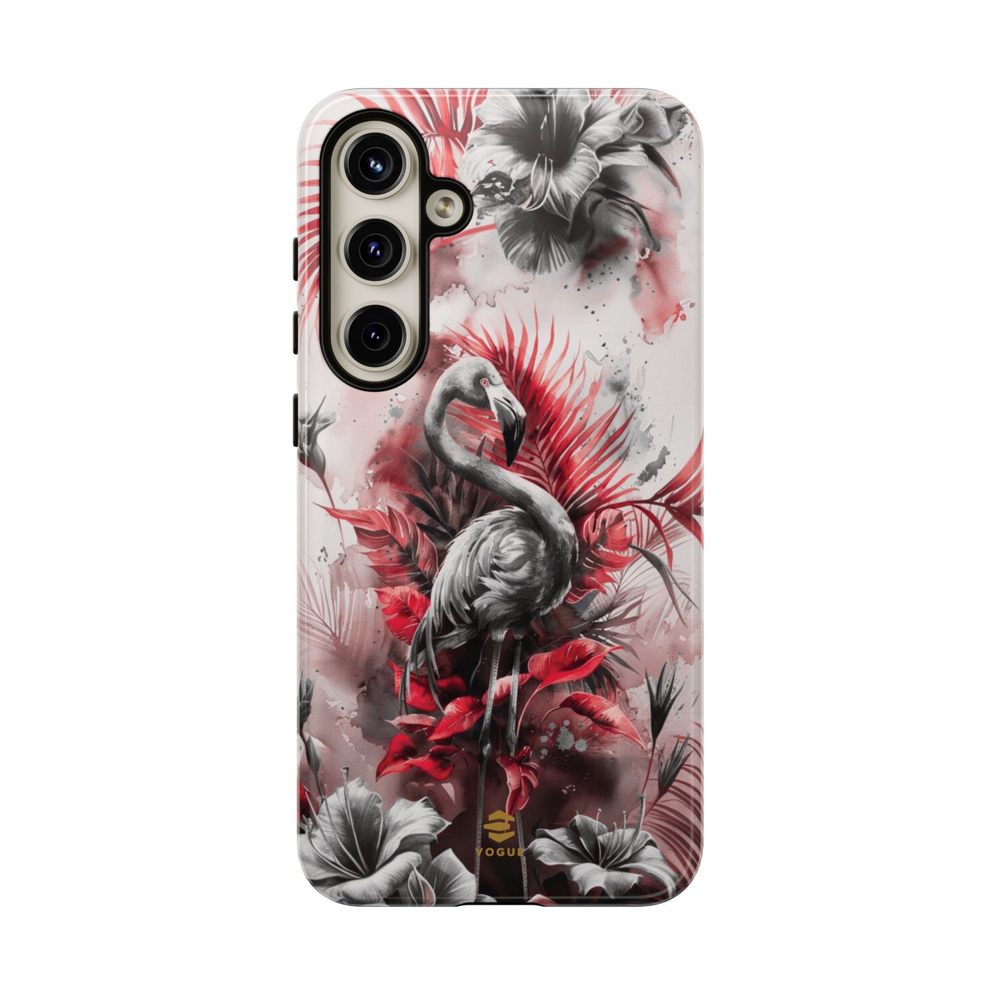 Flamingo Tropical Design Tough Phone Case Samsung