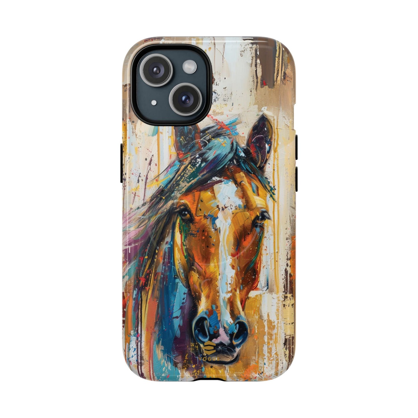 Horse Art iPhone Magsafe Phone Case Brown