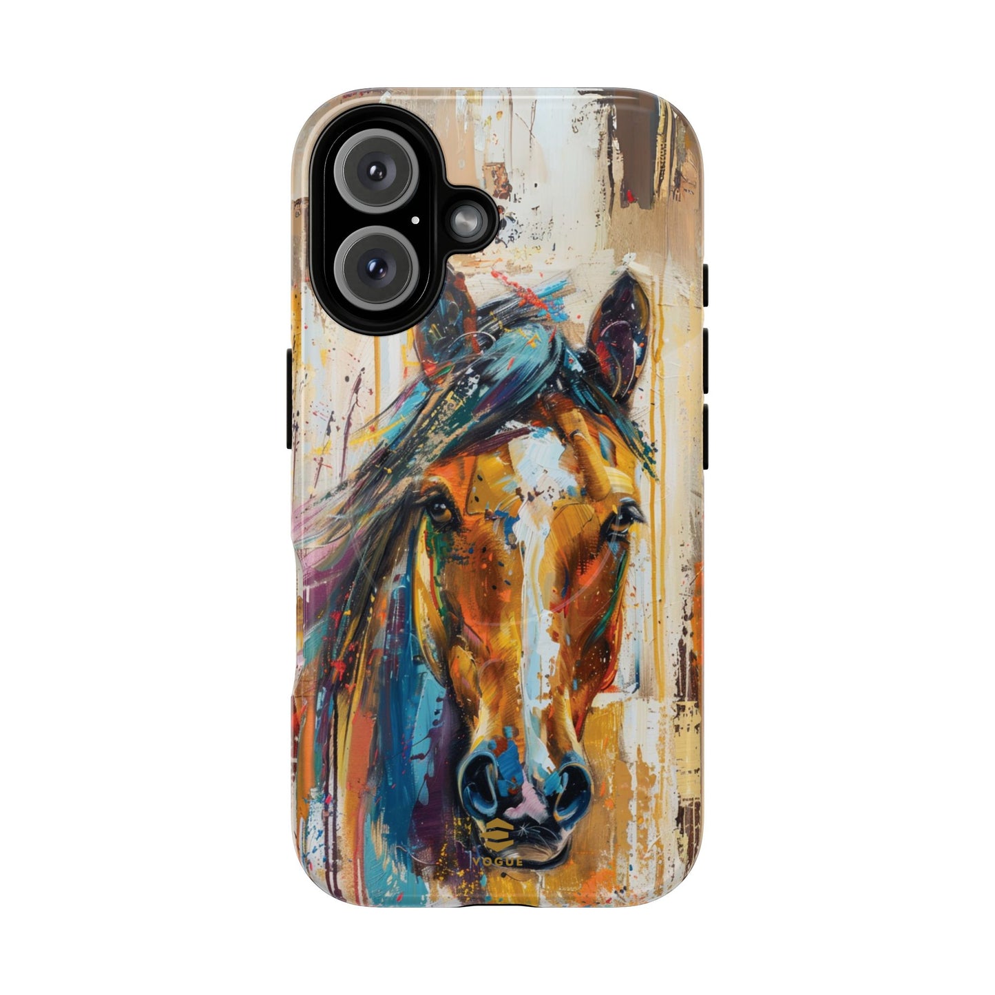 Horse Art iPhone Magsafe Phone Case Brown