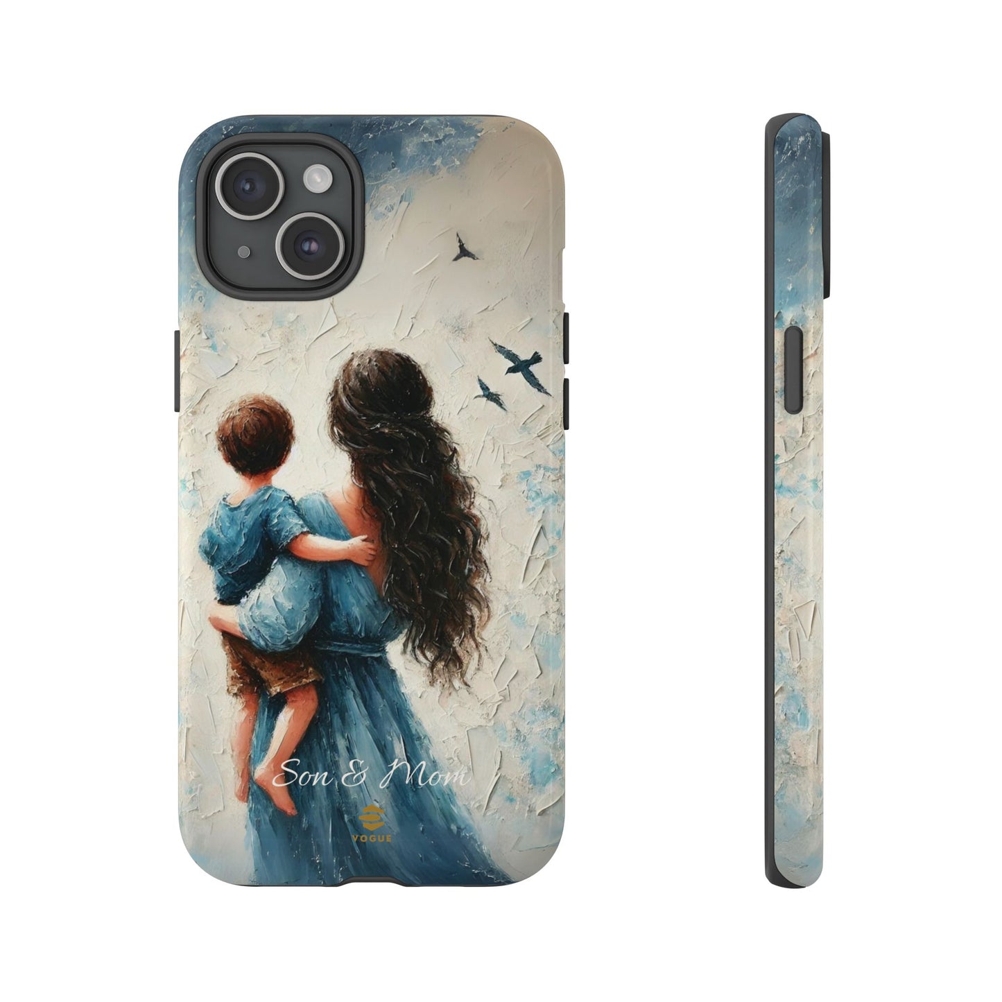 Custom Son & Mom iPhone Tough Case