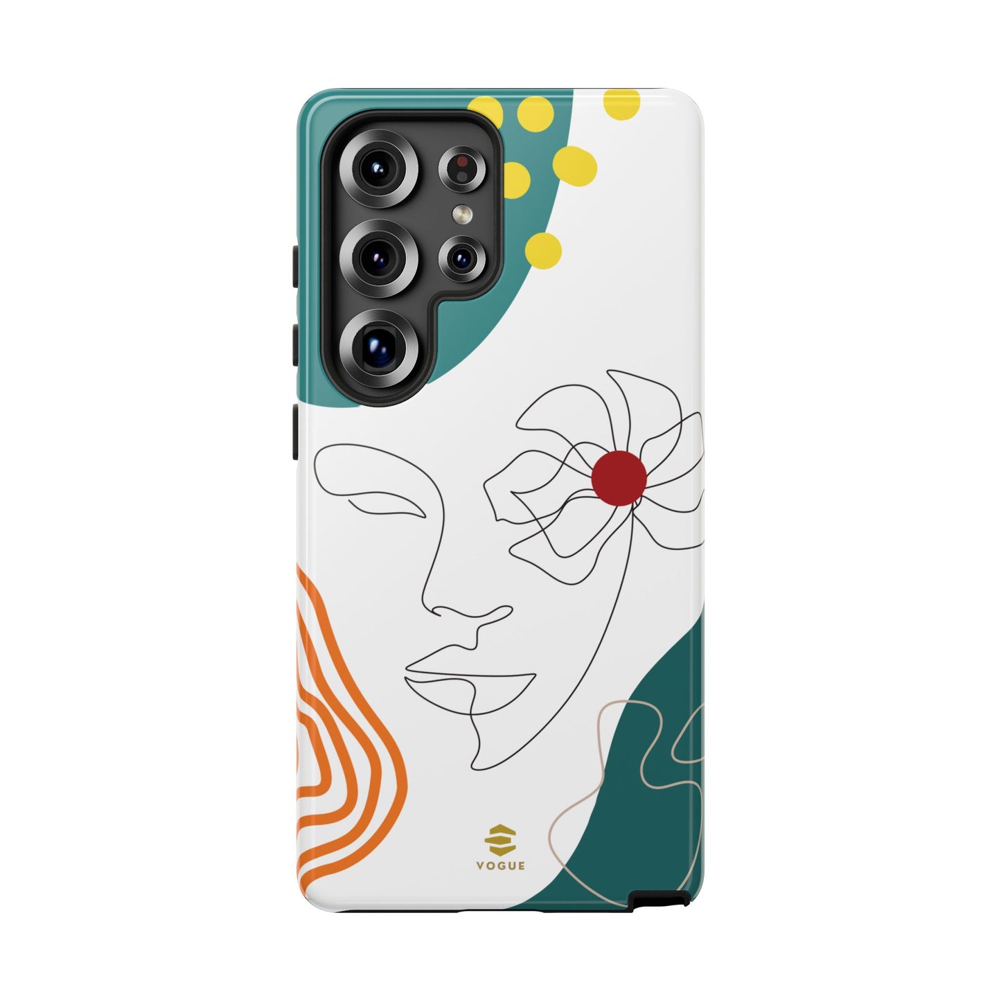 Women Face Line Art Phone Case Samsung