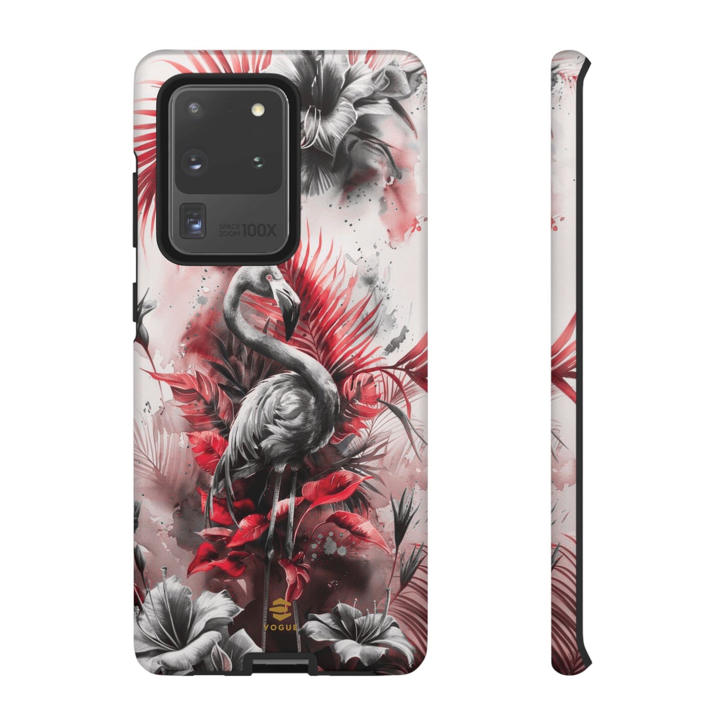 Flamingo Tropical Design Tough Phone Case Samsung