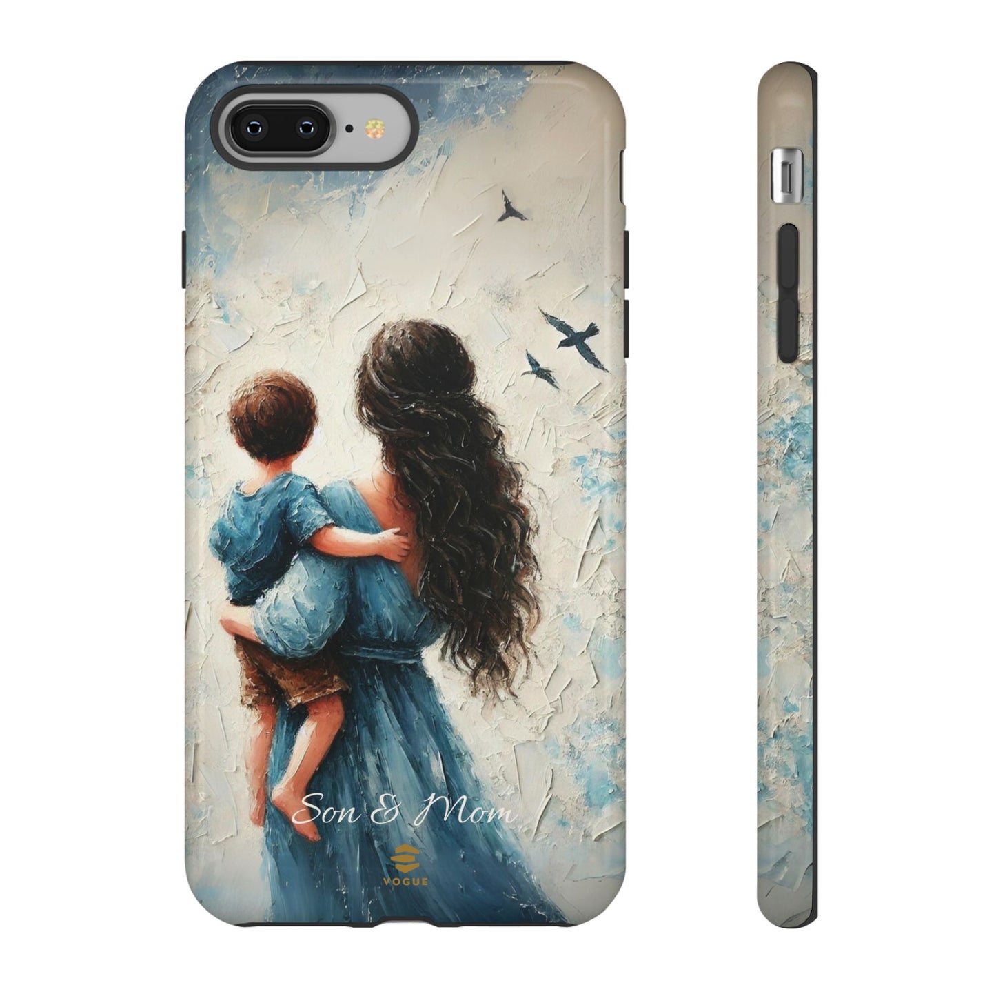 Custom Son & Mom iPhone Tough Case
