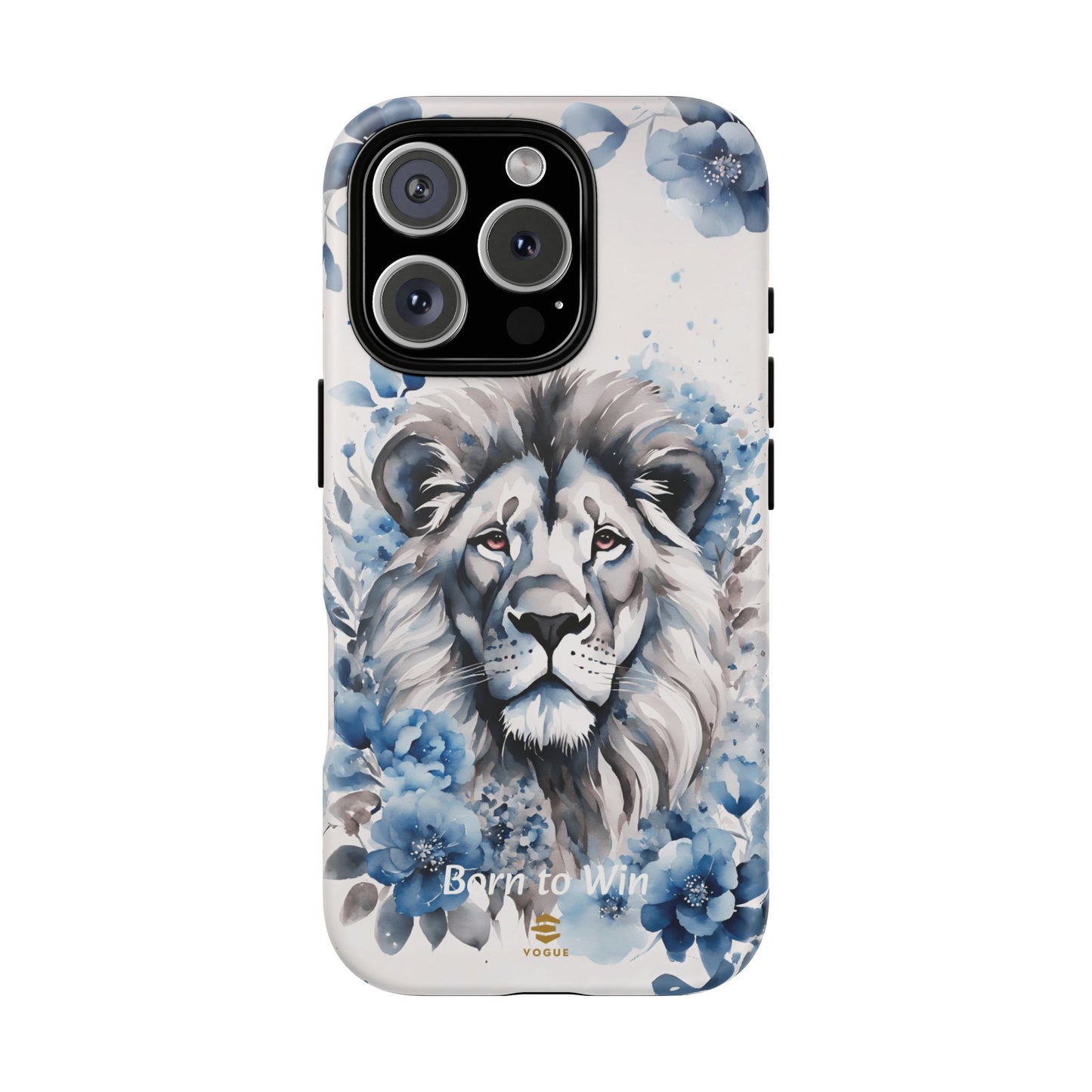 Lion Born to Win iPhone Tough Phone Case