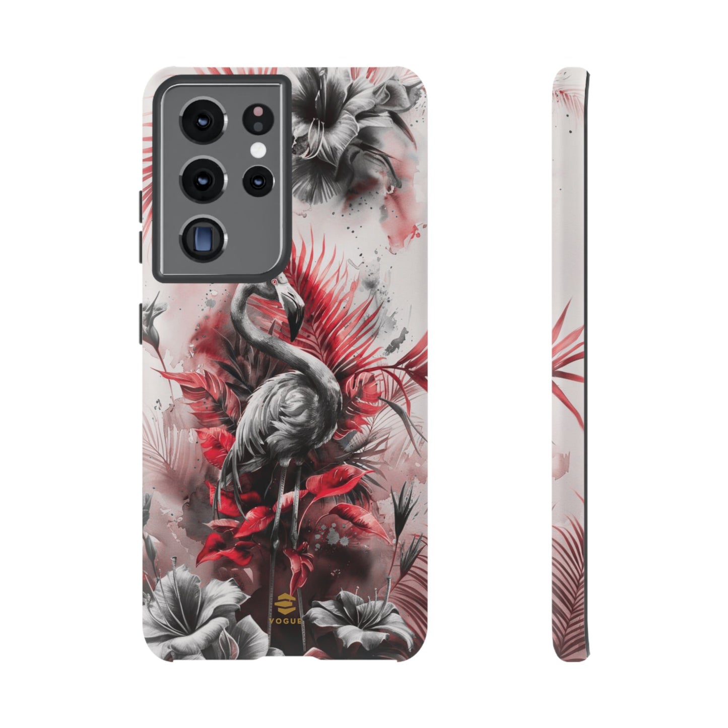 Flamingo Tropical Design Tough Phone Case Samsung