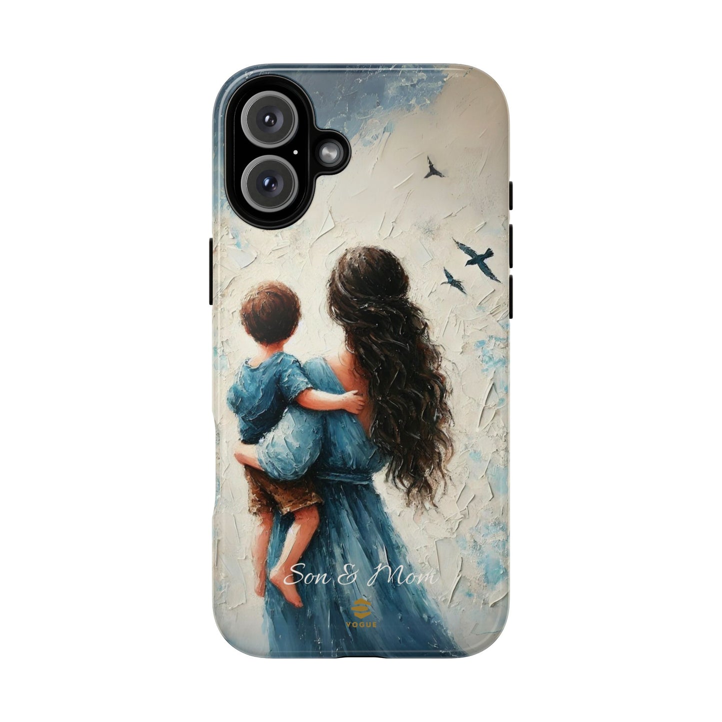 Custom Son & Mom iPhone Tough Case