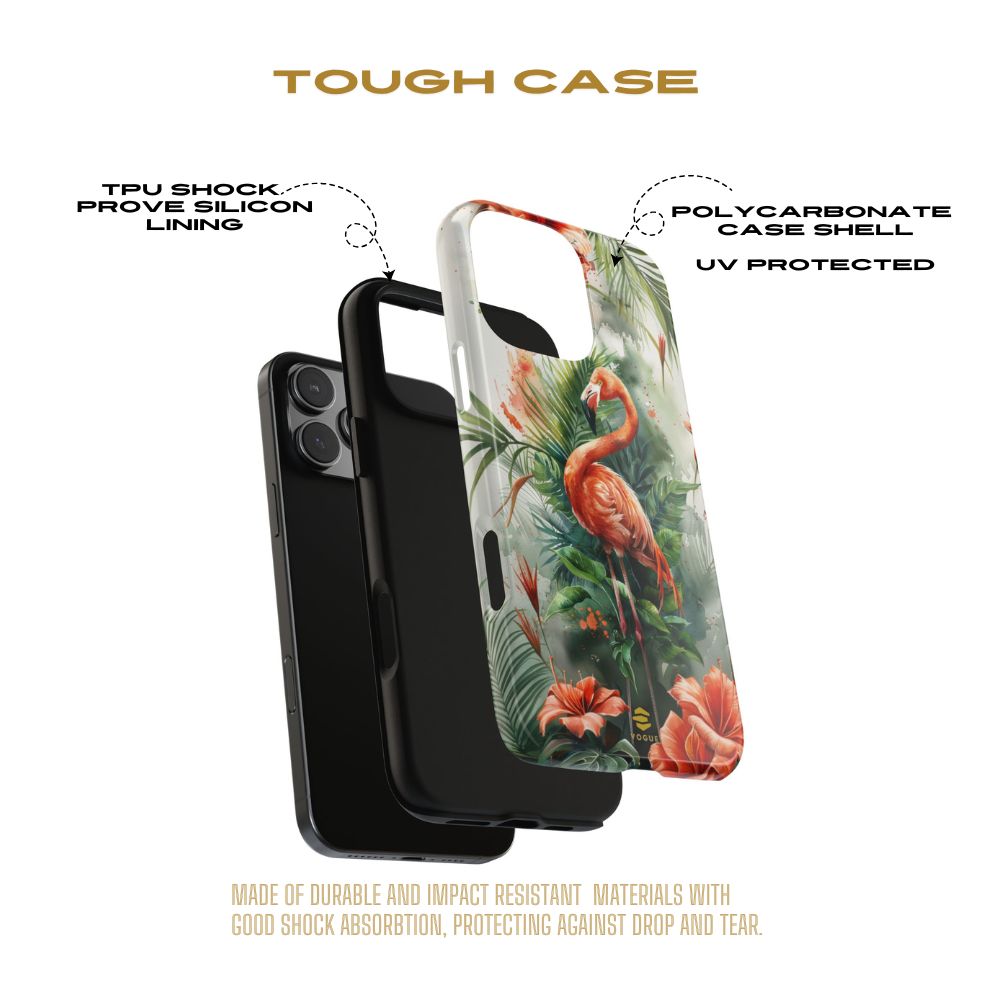 Flamingo Art Phone Case iPhone