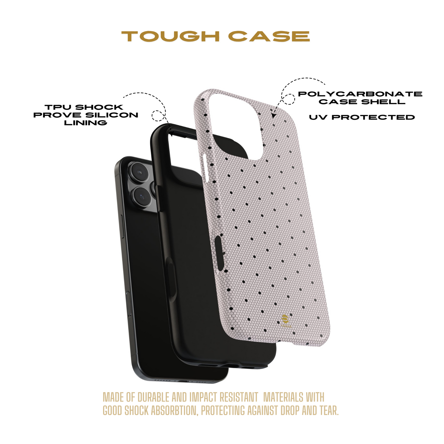Blush Lace Allure iPhone Tough Case