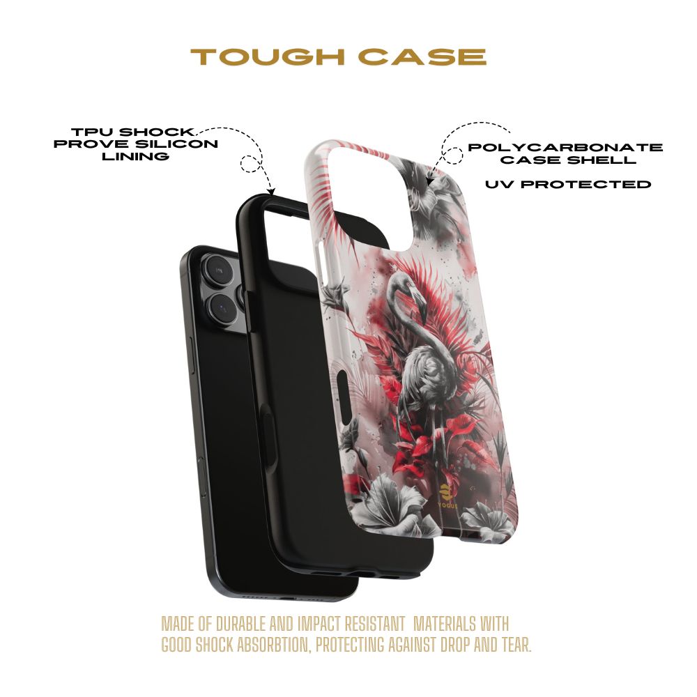 Flamingo Tropical Design Phone Case iPhone