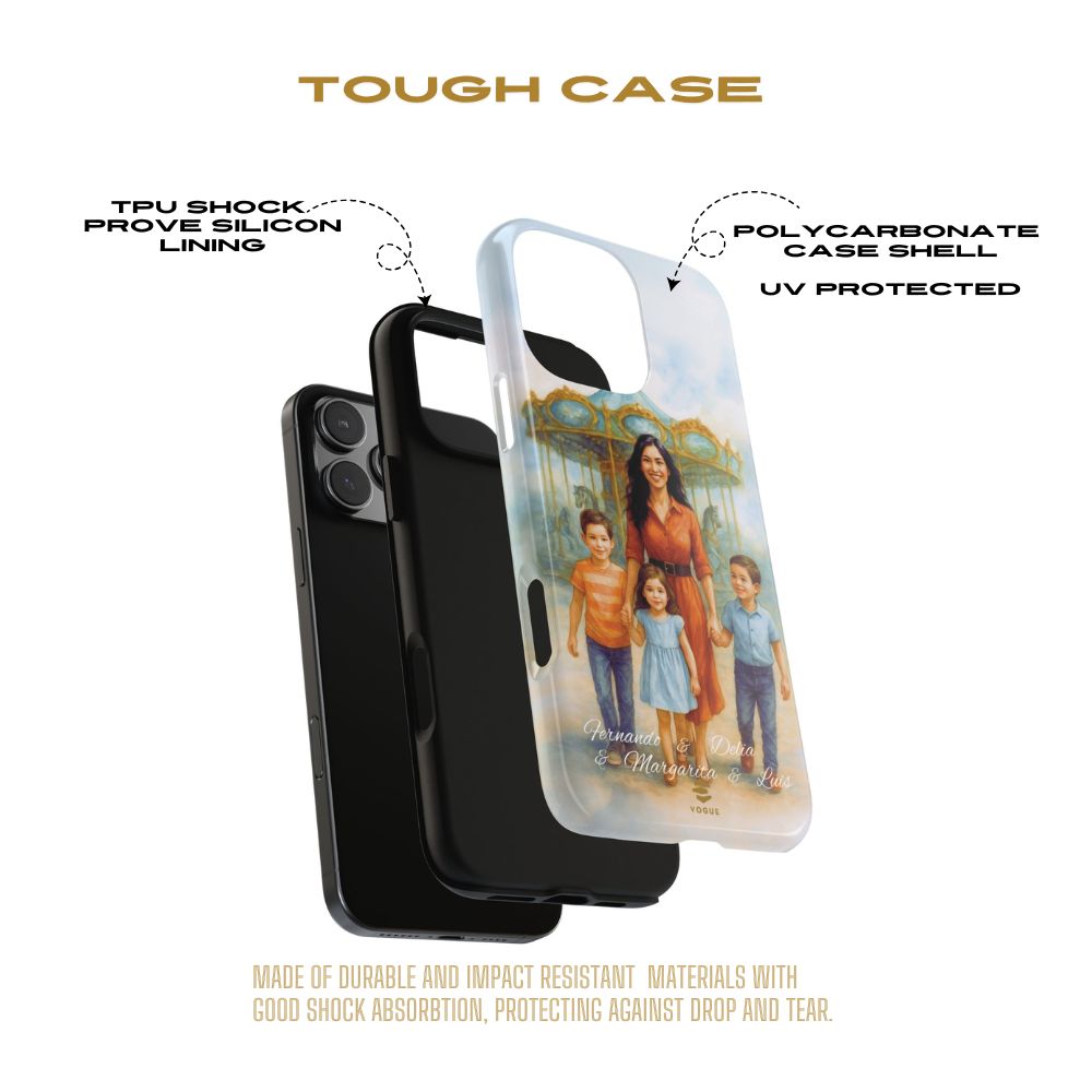 Custom Fun Family Day Phone Case for iPhone