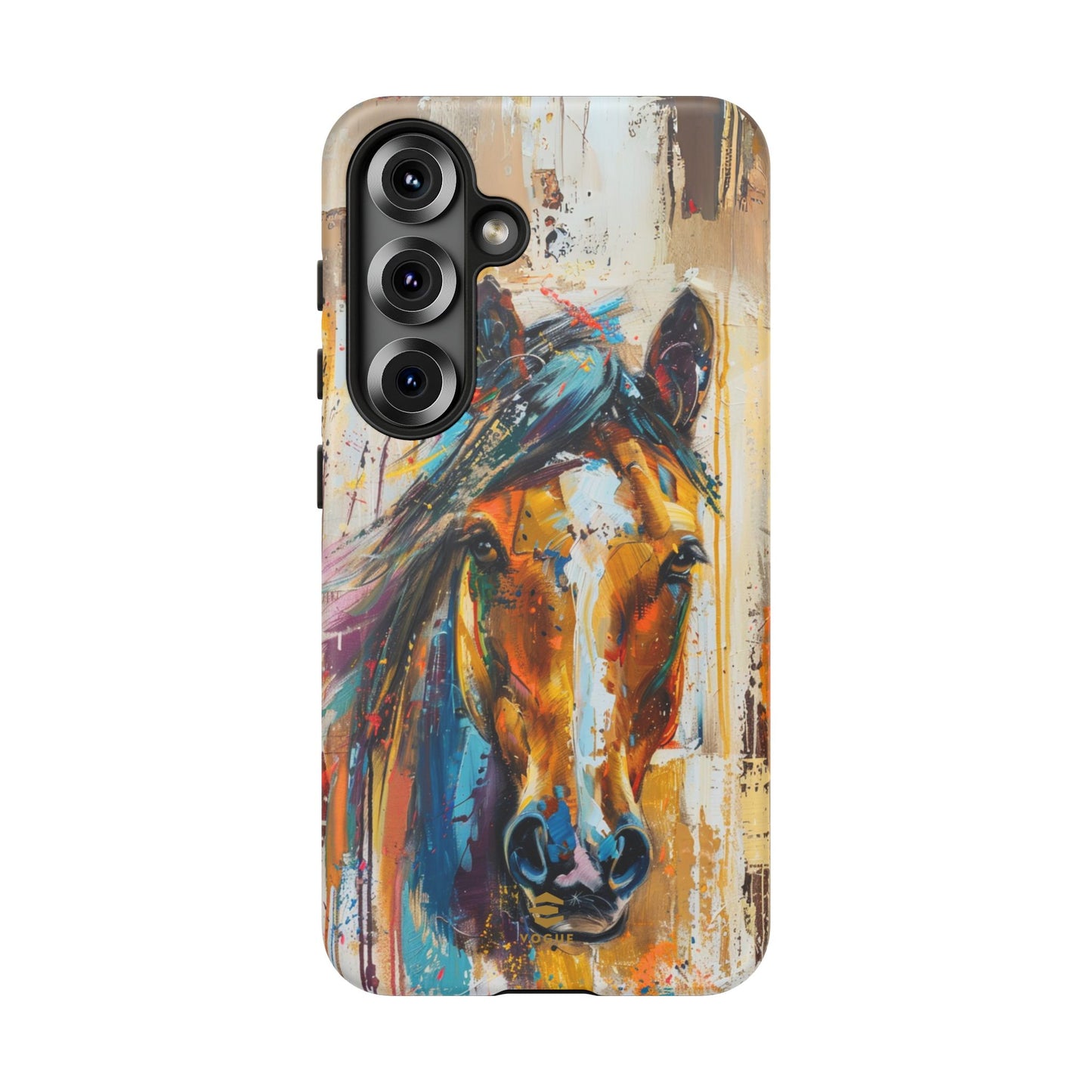 Horse Art Phone Case - Samsung Galaxy - Tough Case - Brown