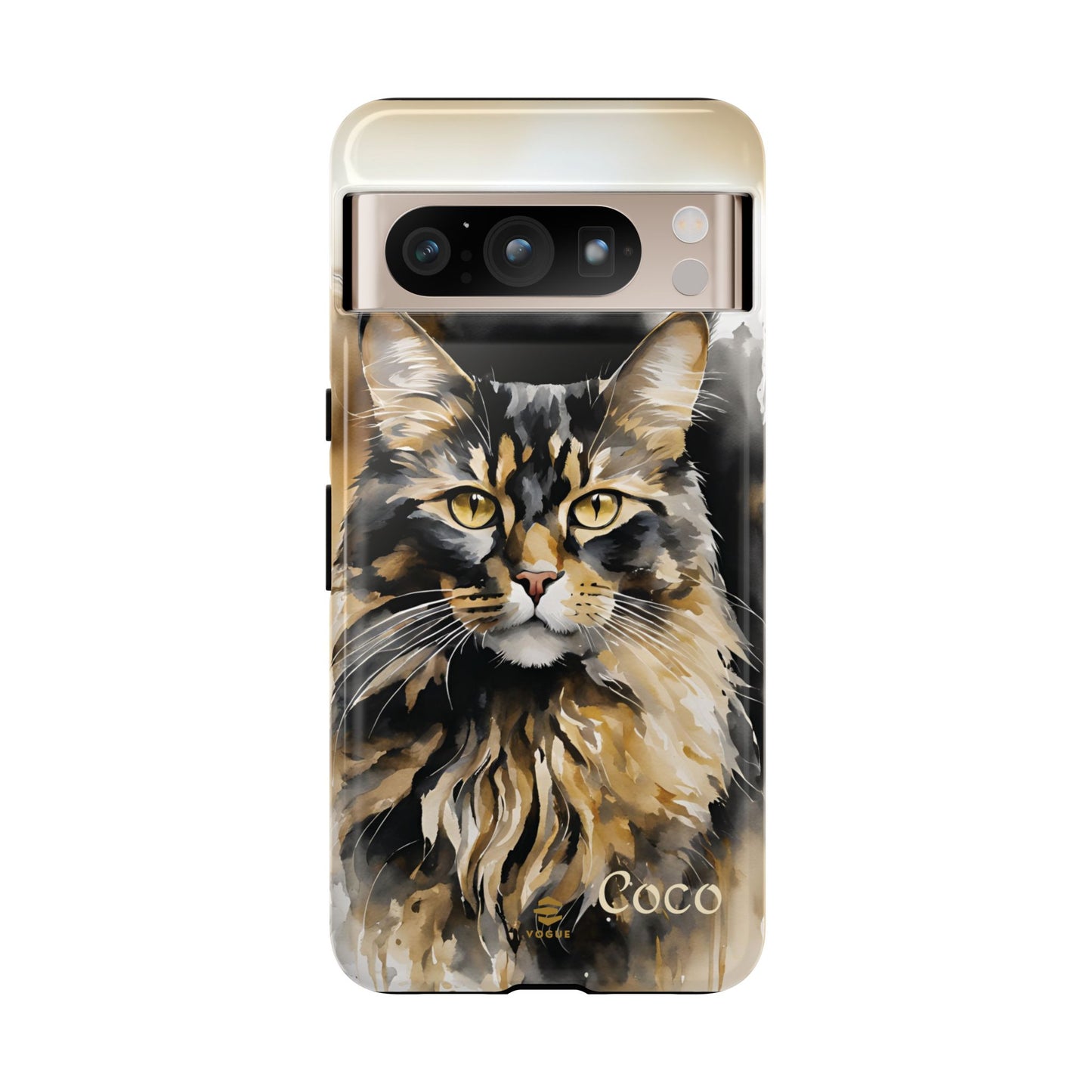Custom Meow Cat Google Pixel Tough Phone Case