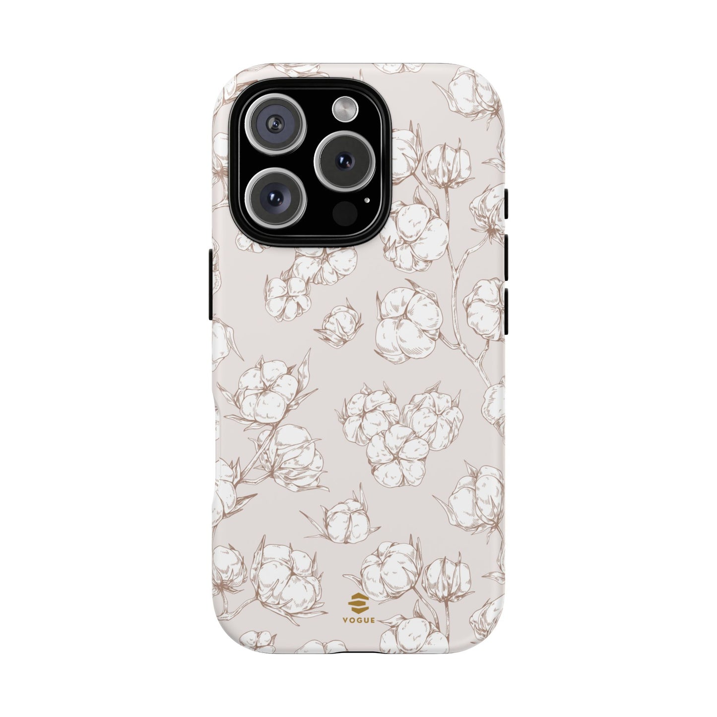 Funda para iPhone con diseño de campo de algodón