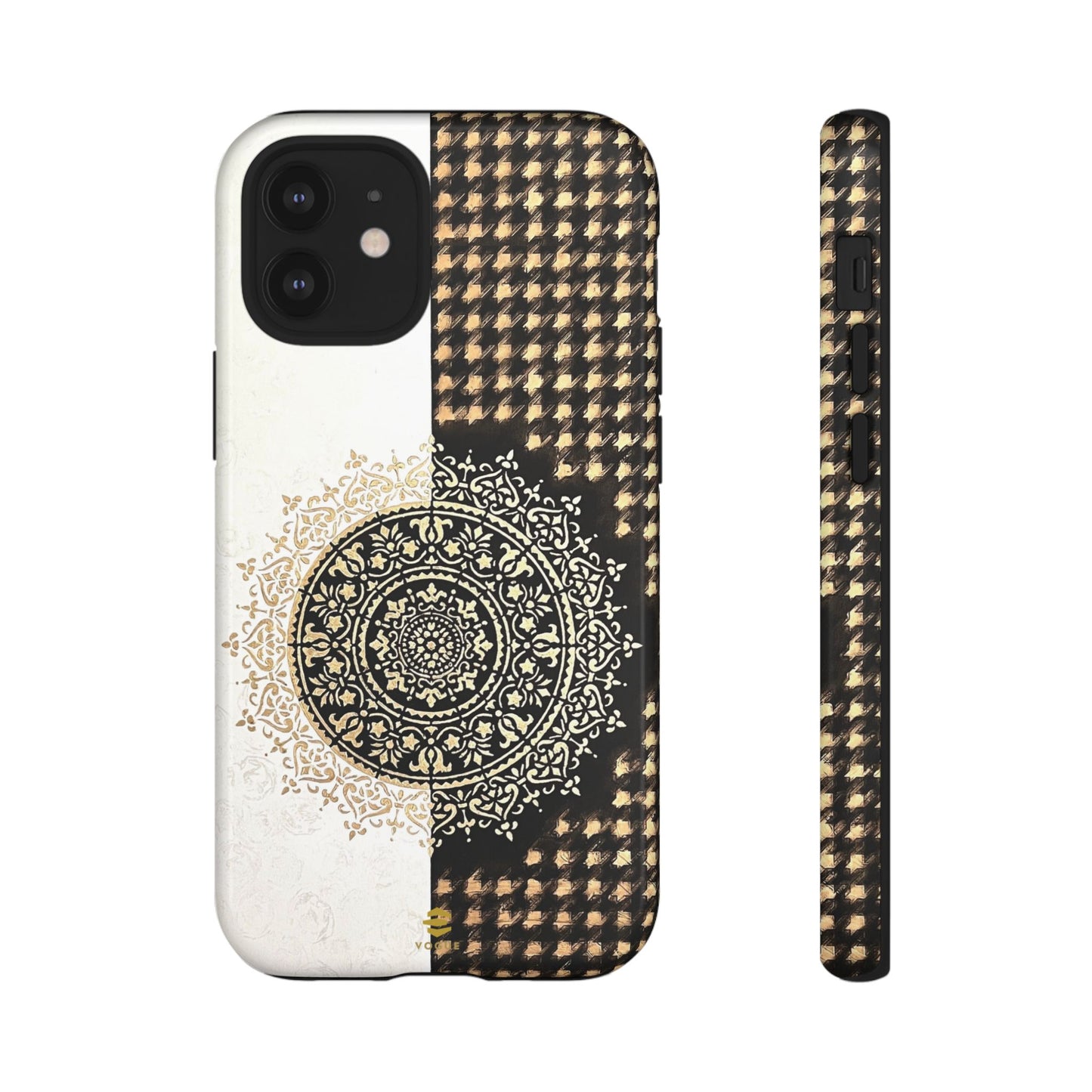 Funda para iPhone con pintura abstracta de mandala