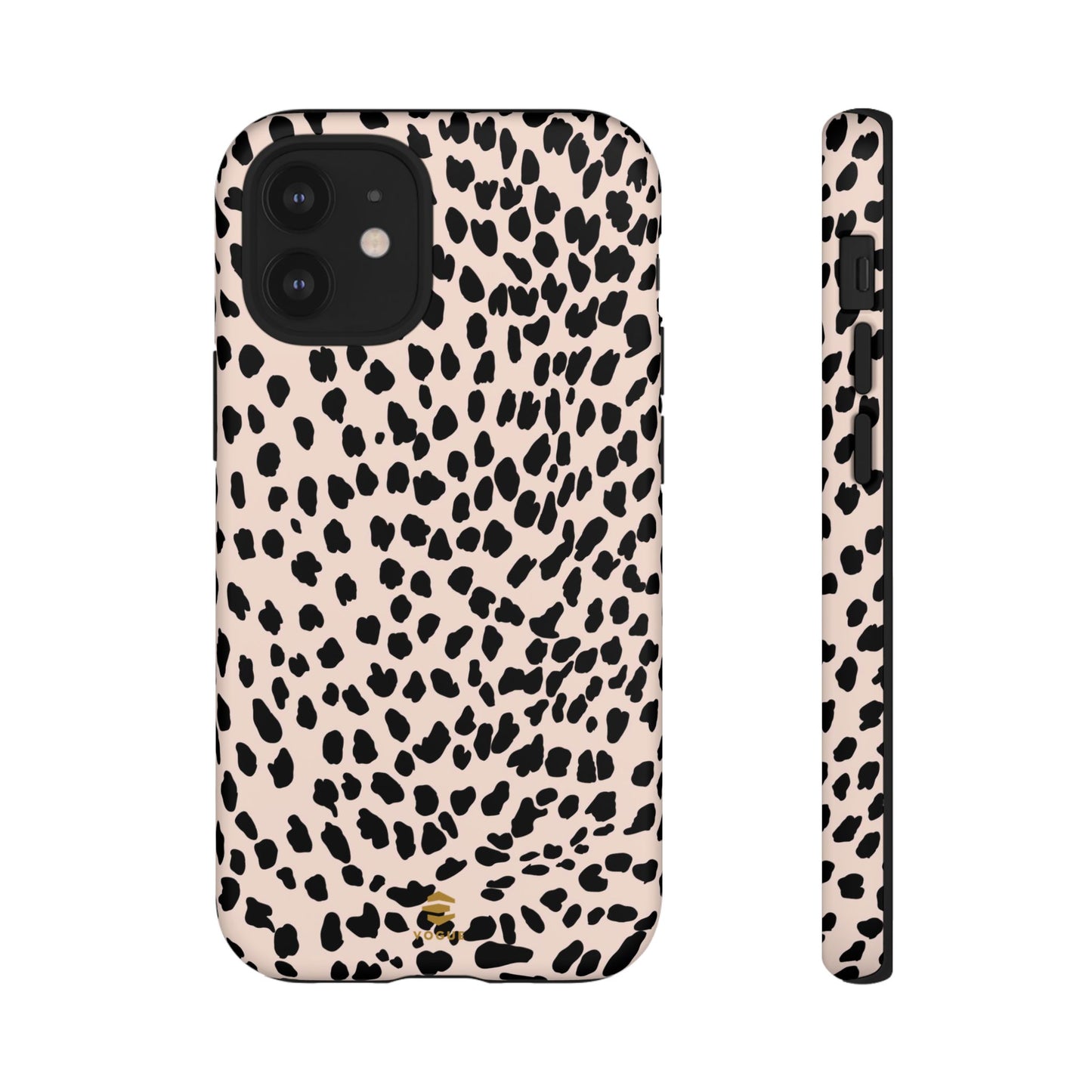 iPhone-Hülle mit Animalprint in Nude