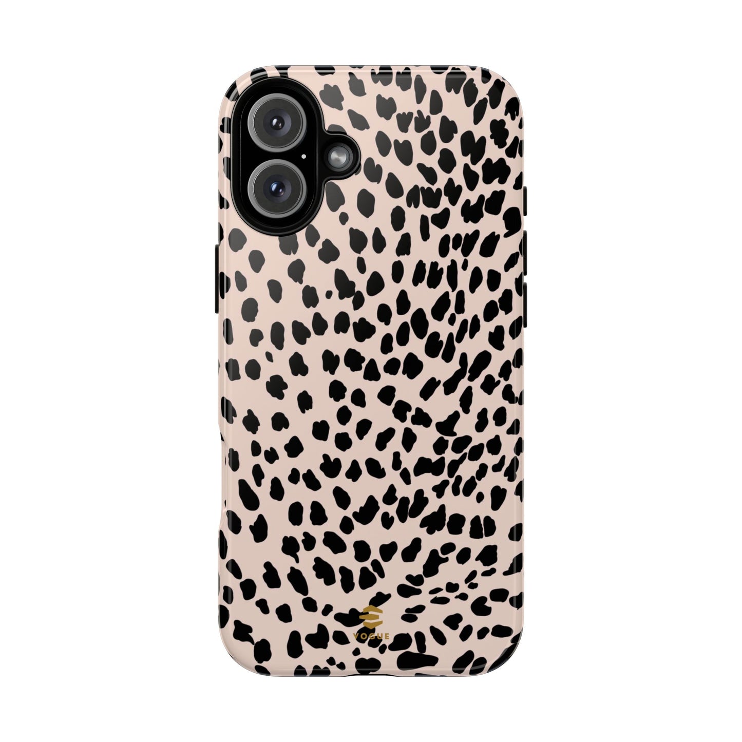 iPhone-Hülle mit Animalprint in Nude