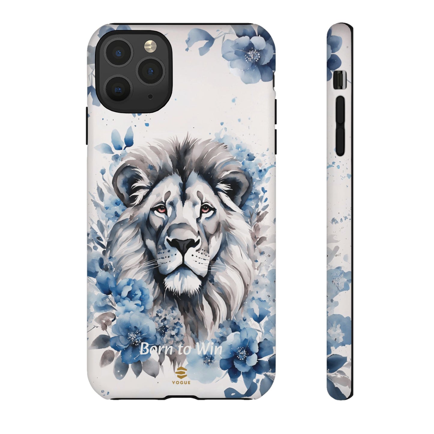 Lion Born to Win iPhone Tough Phone Case