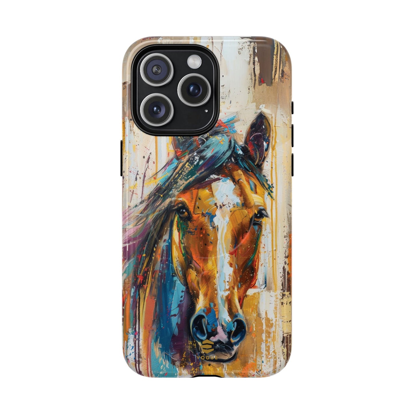 Horse Art iPhone Magsafe Phone Case Brown