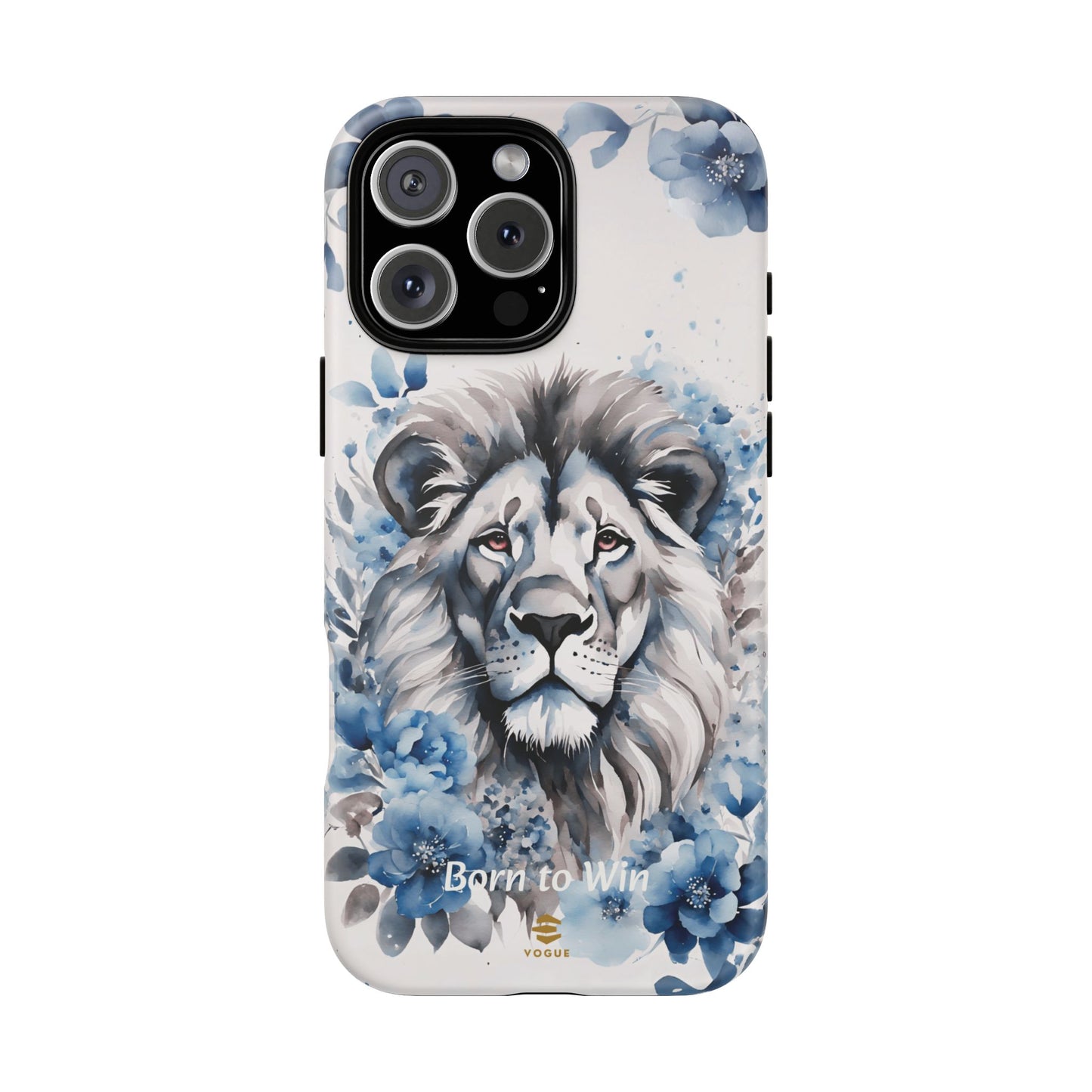 Lion Born to Win iPhone Tough Phone Case