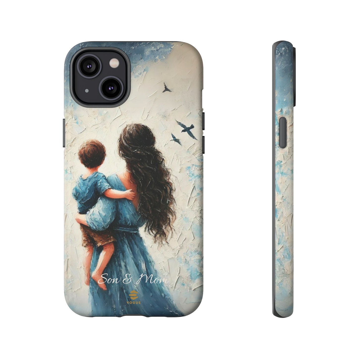 Custom Son & Mom iPhone Tough Case