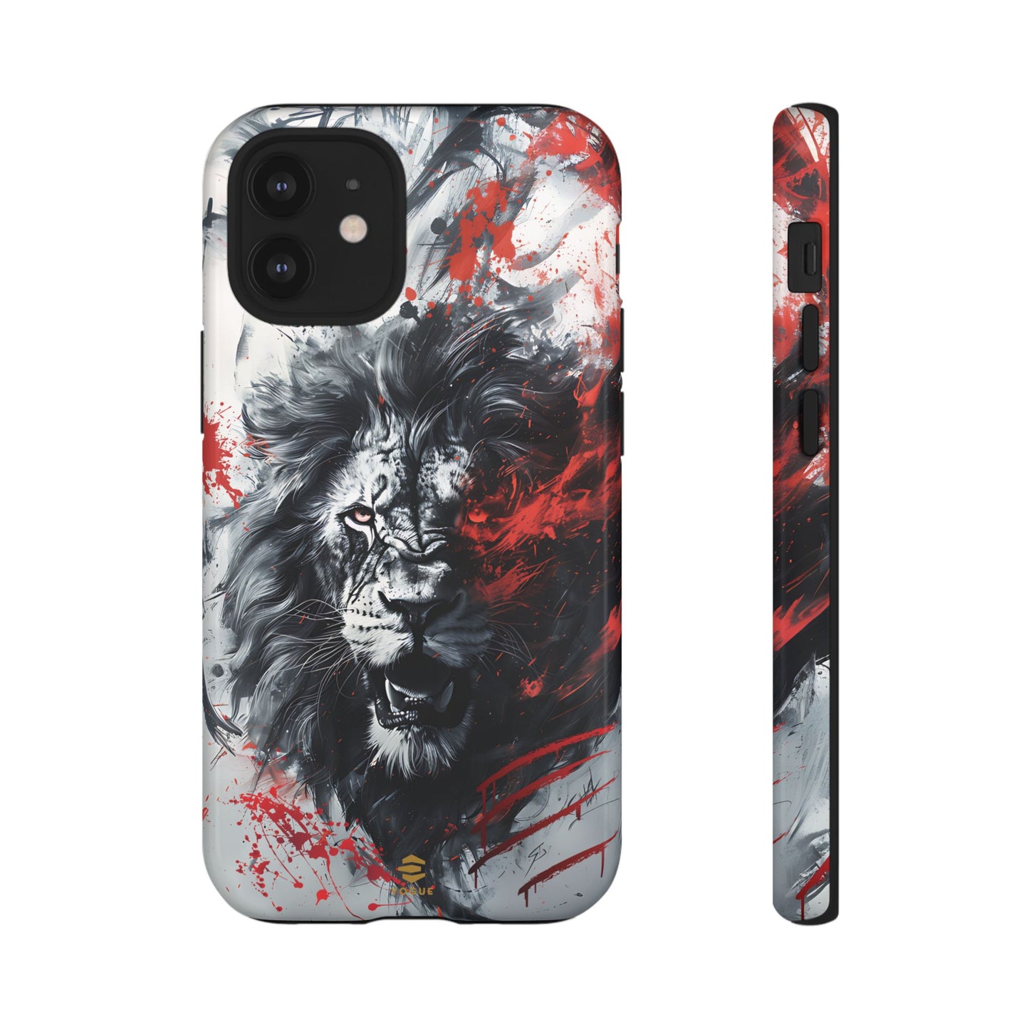 Funda para iPhone con diseño de león rugiente