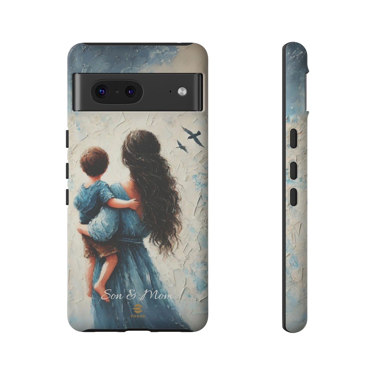 Custom Son & Mom Google Pixel Tough Phone Case