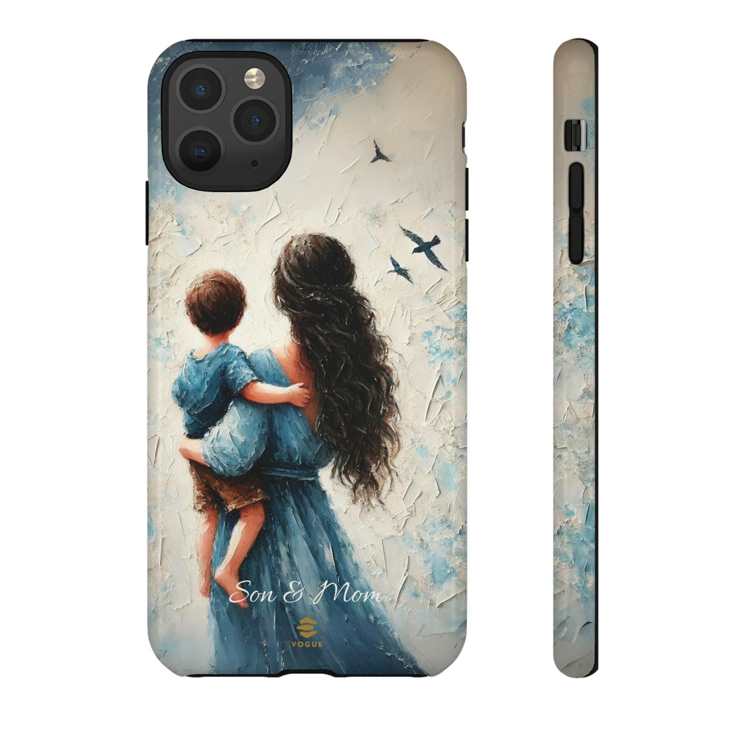 Custom Son & Mom iPhone Tough Case