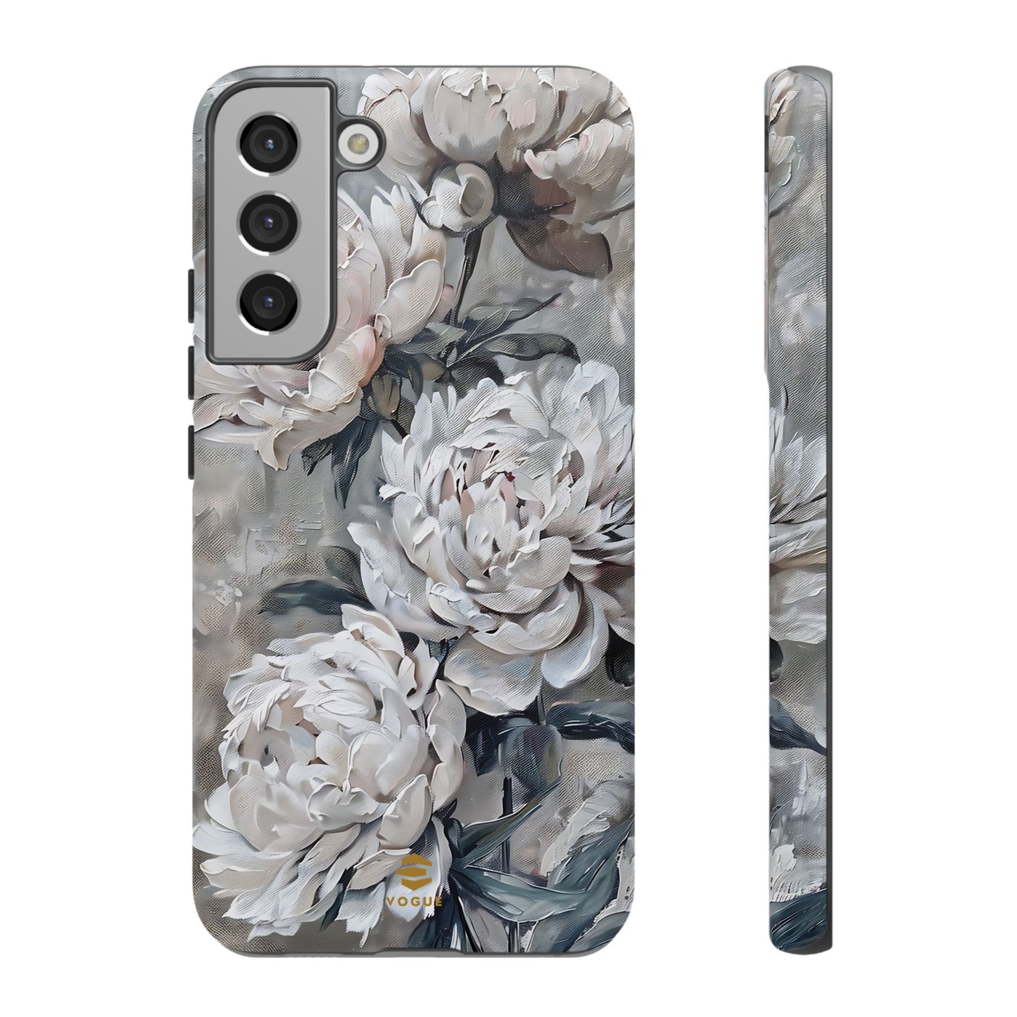 Funda para Samsung con pintura de peonías