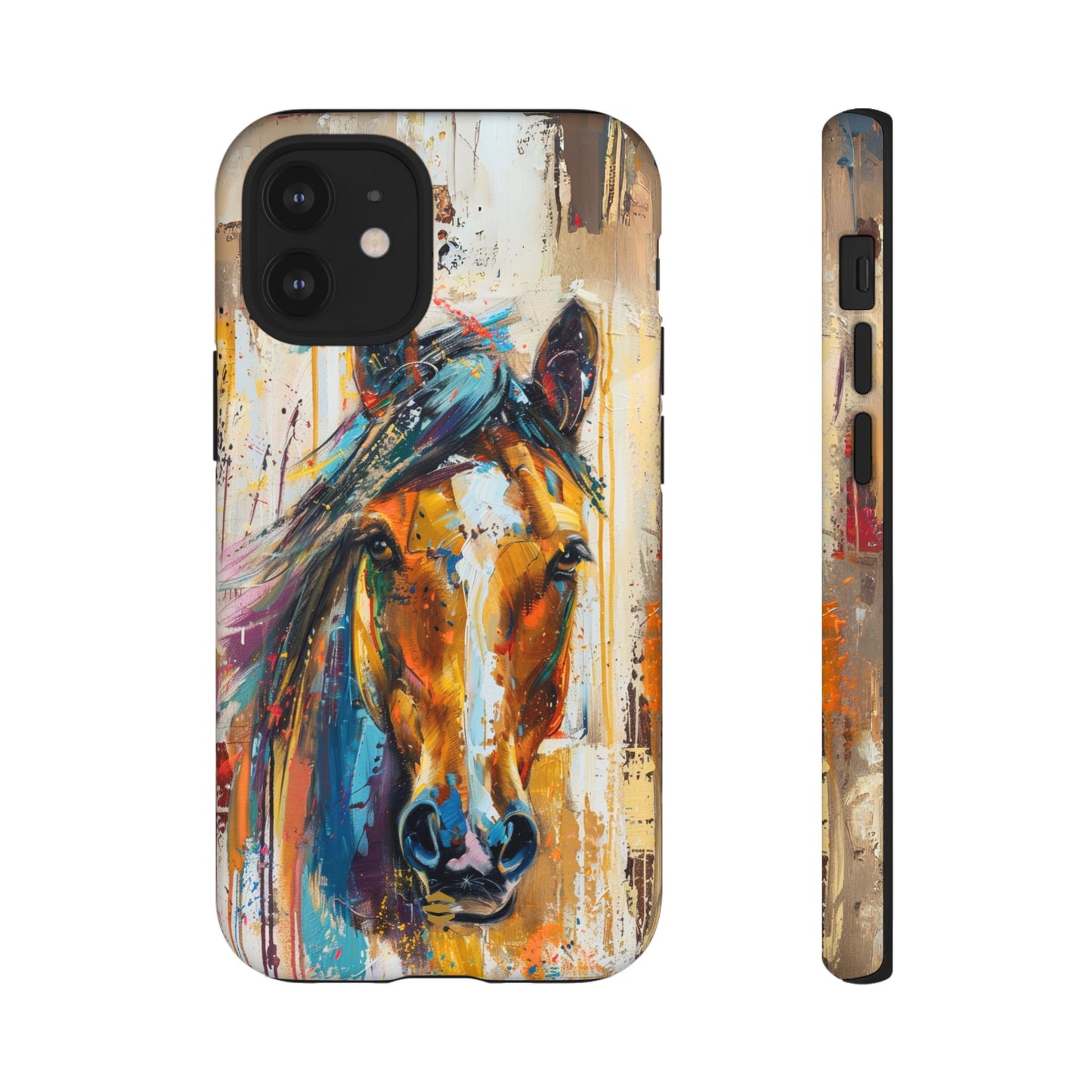 Horse Art iPhone Case - Brown - Though Phone Case