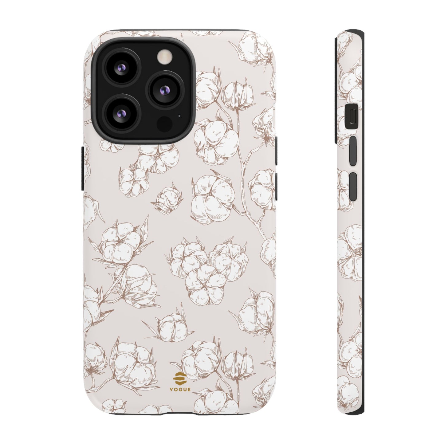 Funda para iPhone con diseño de campo de algodón