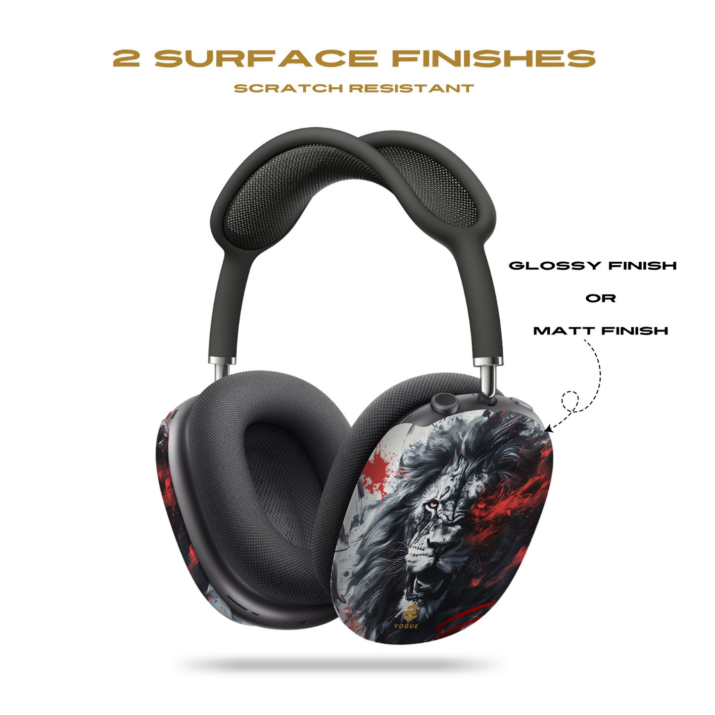 Lion Roaring Art AirPod Max Cases