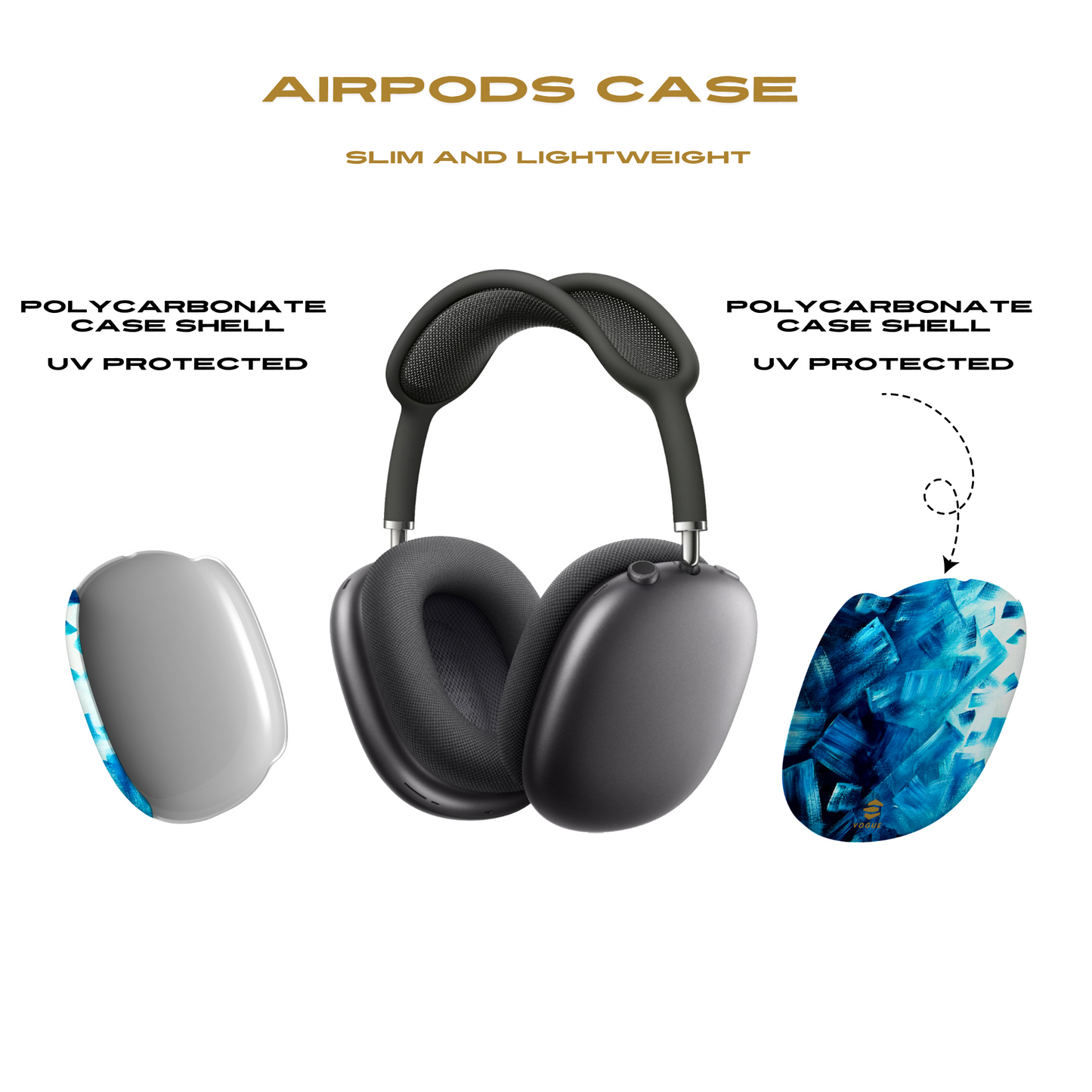 Ocean Wave AirPod Max Cases