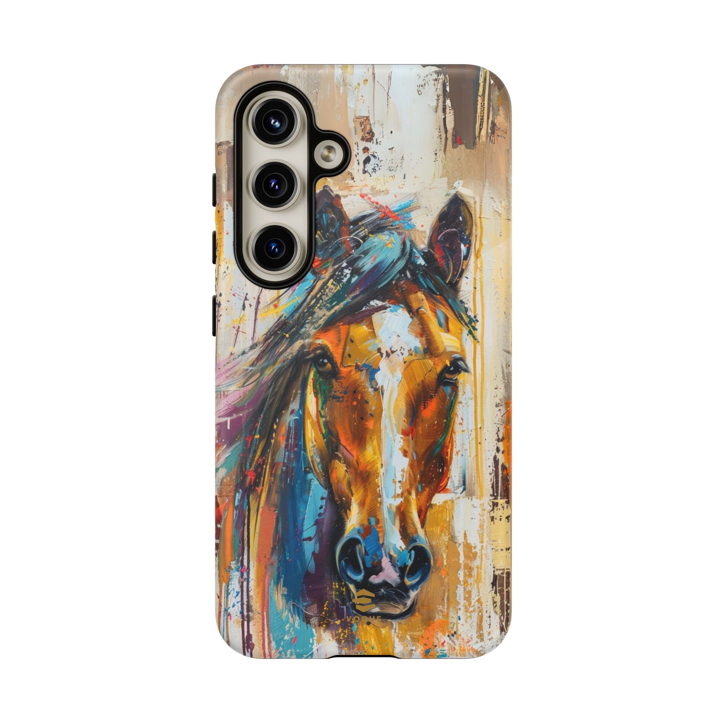Horse Art Phone Case - Samsung Galaxy - Tough Case - Brown