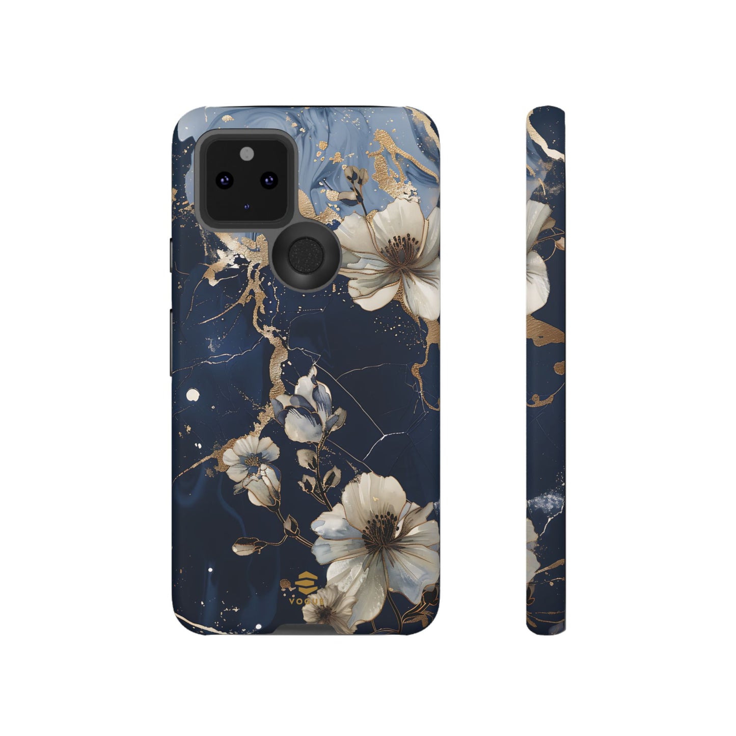Funda para Google con diseño floral de mármol