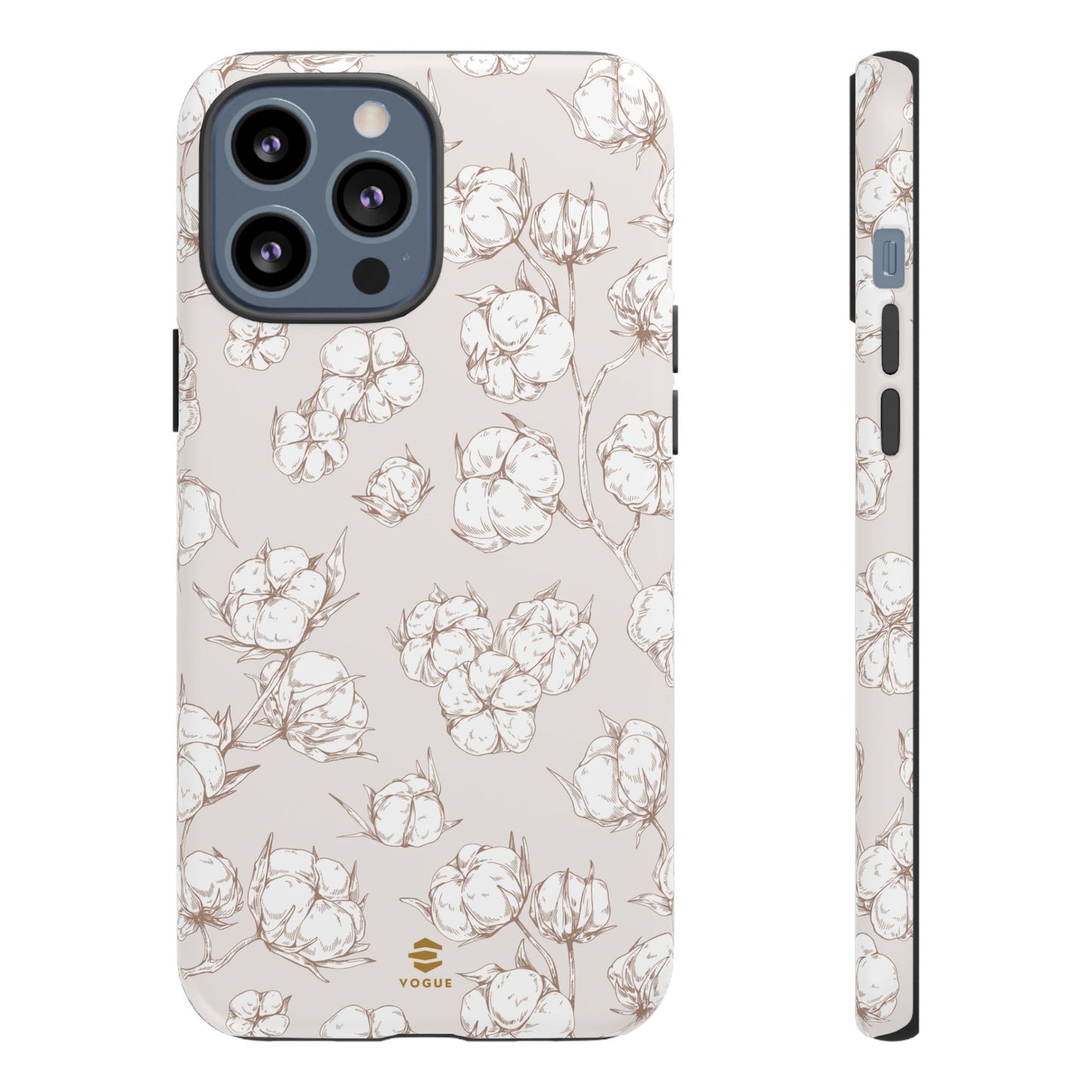 Funda para iPhone con diseño de campo de algodón