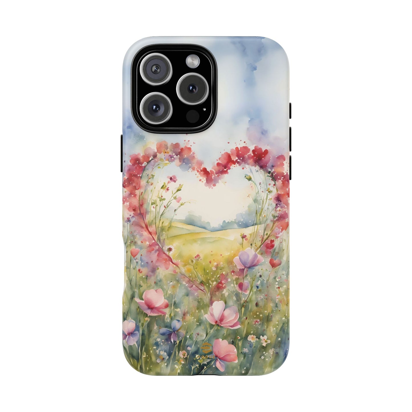Flower heart iPhone Tough Case