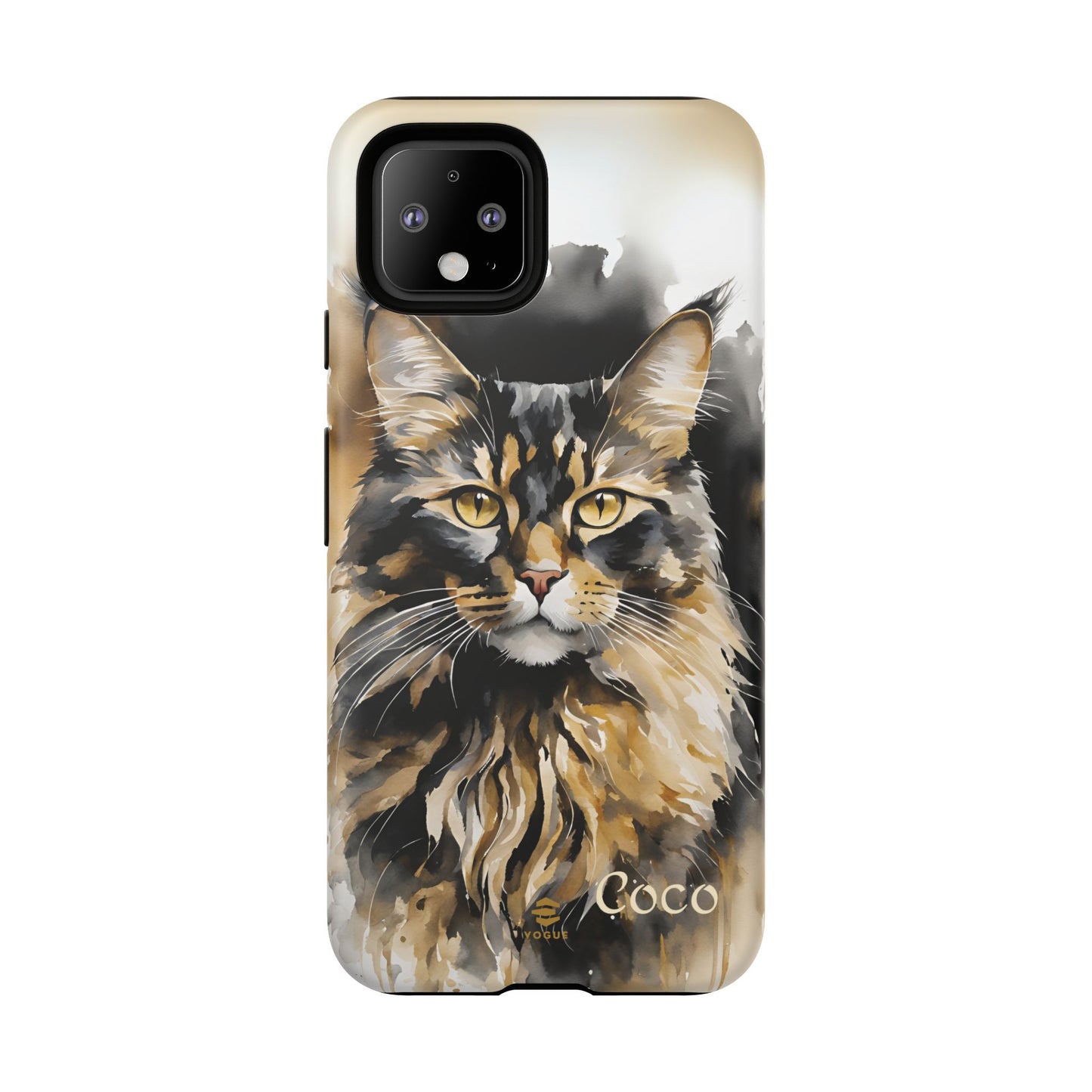 Custom Meow Cat Google Pixel Tough Phone Case