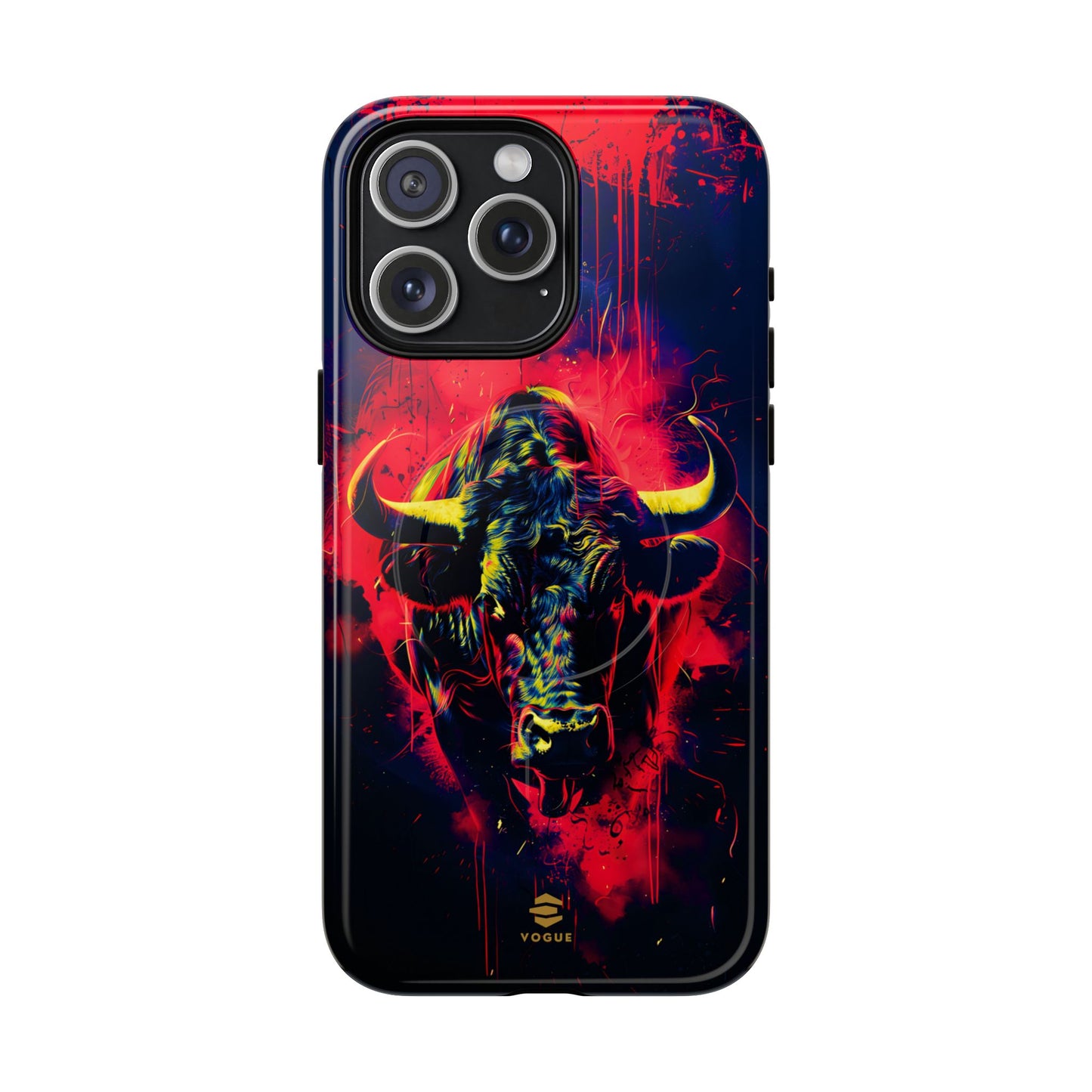 Bull Navy MagSafe iPhone Case